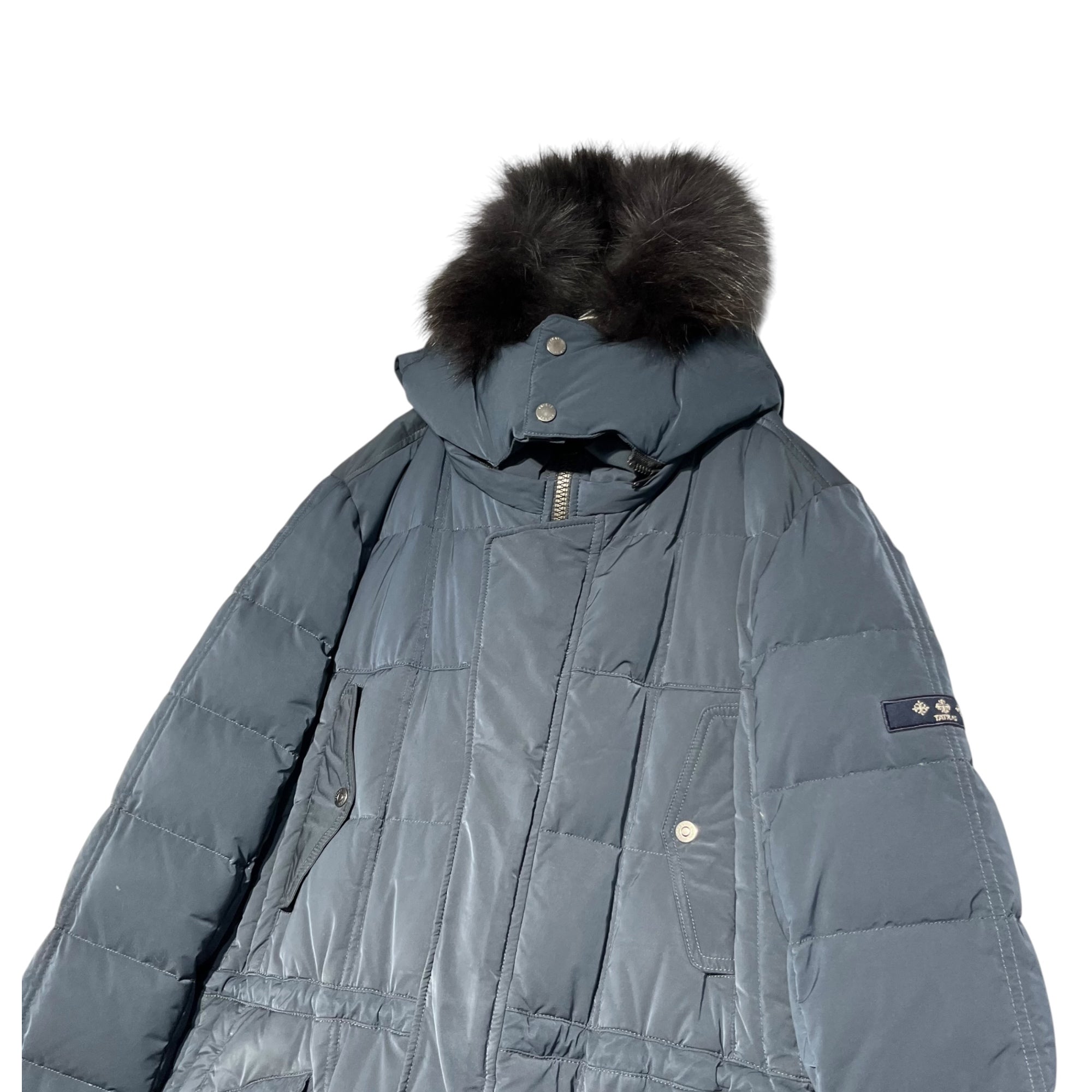 TATRAS(タトラス) Raccoon fur belted down coat ラクーンファー ベルテッド ダウン コート MTA6BM