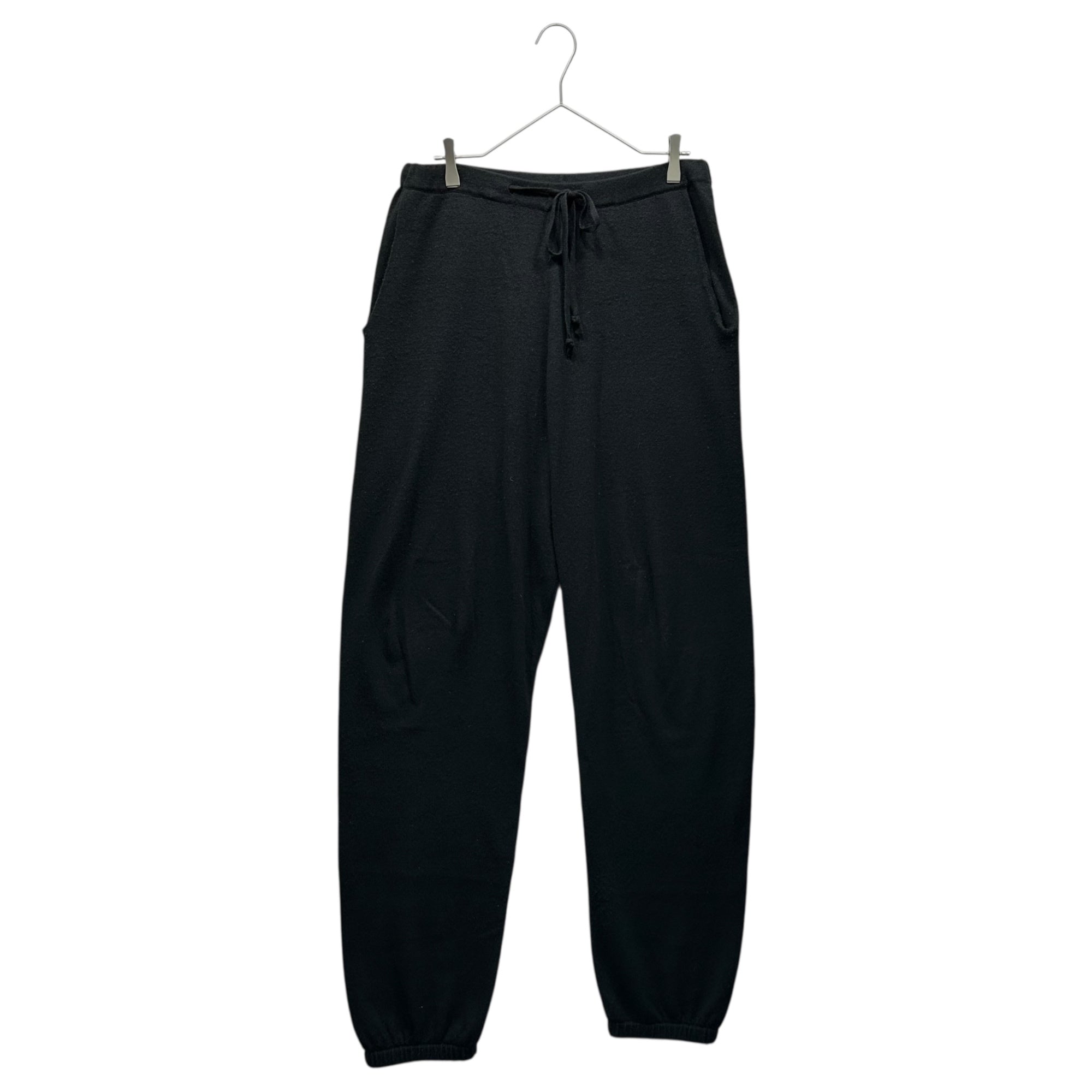 COMOLI(コモリ) 25SS Wool Washi Knit Pants ウール 和紙 ニット パンツ B01-06005 3 ブラック