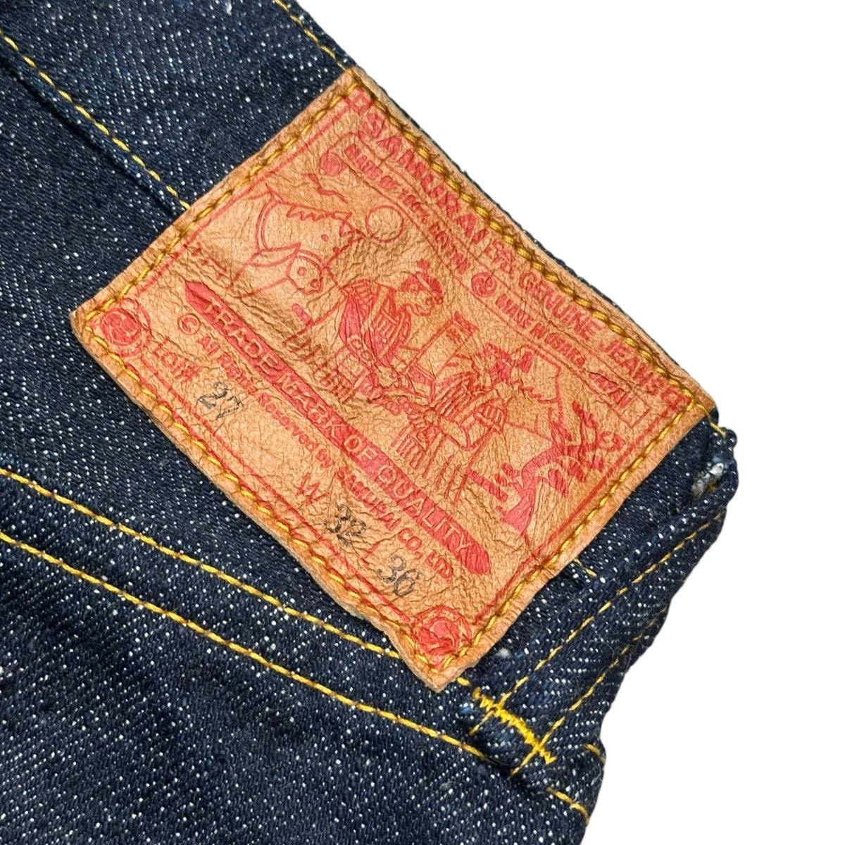 SAMURAI JEANS(サムライジーンズ) S3000VXⅡ17oz零大戦モデル やや太め ストレート S3000VXⅡ W32 L36 インディゴ デニム パンツ