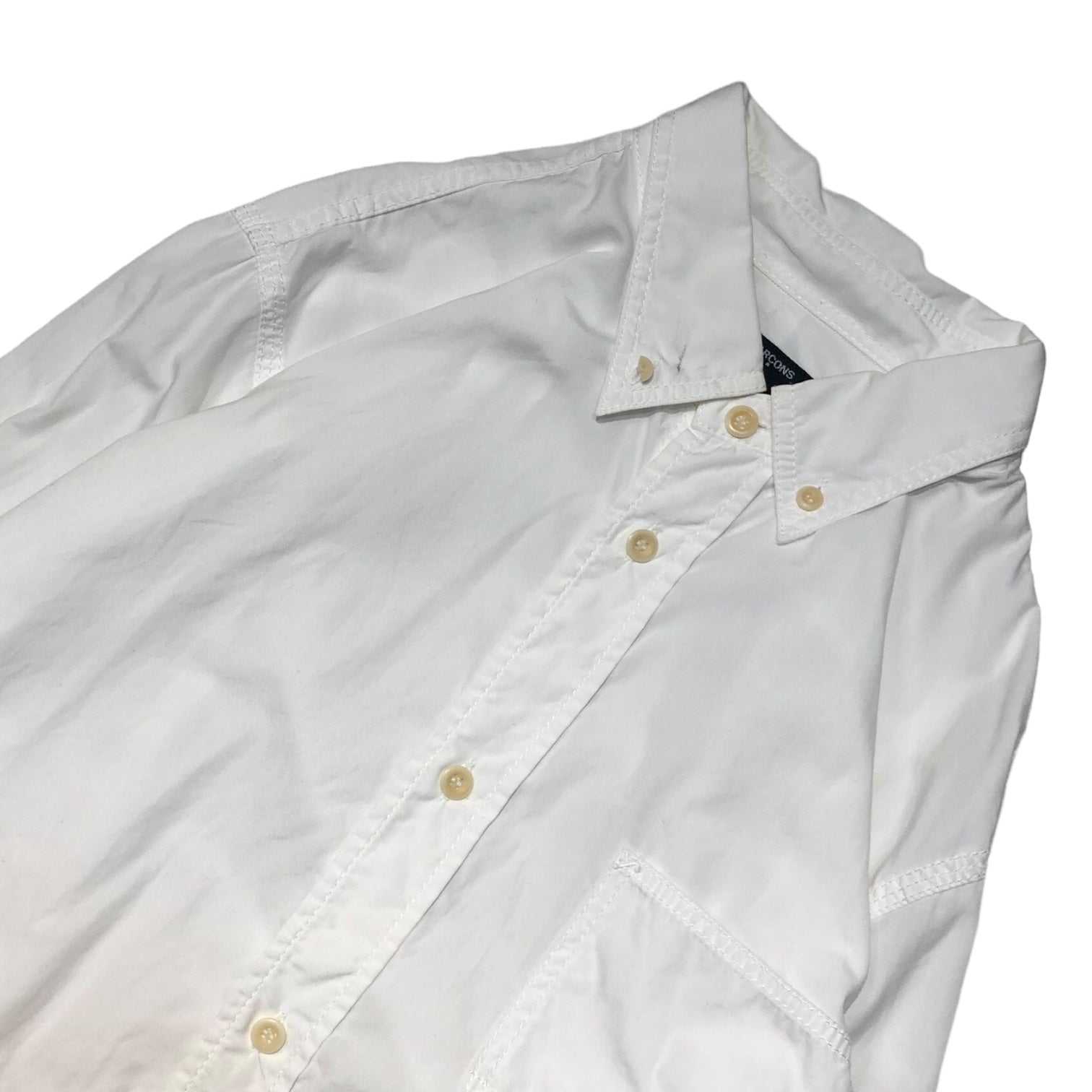 COMME des GARCONS HOMME(コムデギャルソンオム) button down shirt ボタンダウンシャツ M ホワイト