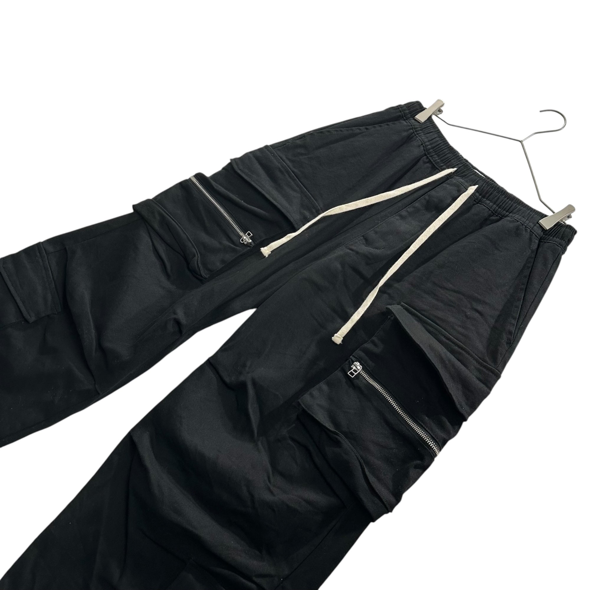 ANDRAP(アンドラップ) 25AW WIDE FLARE CARGO PANTS ワイド フレア カーゴ パンツ 251MADPT04 S ブラック