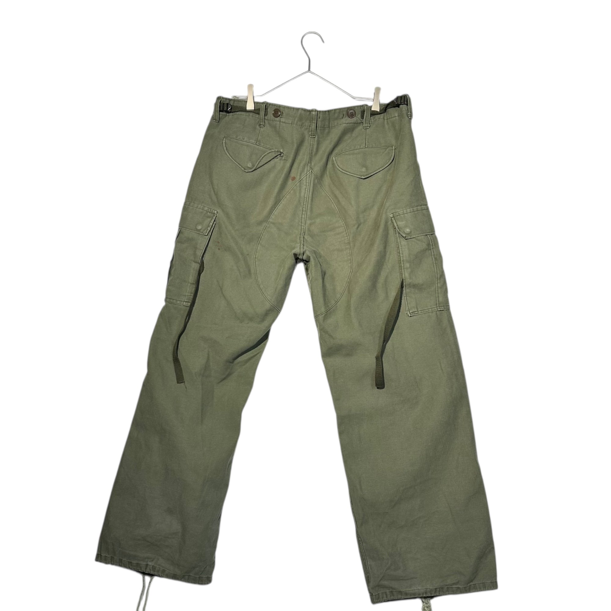 US ARMY(アメリカ軍) ~60's M-1951 Military Cargo Trouser Pants ミリタリー カーゴ トラウザー パンツ REGULAR-LARGE セージグリーン 60年代 ヴィンテージ フィールド