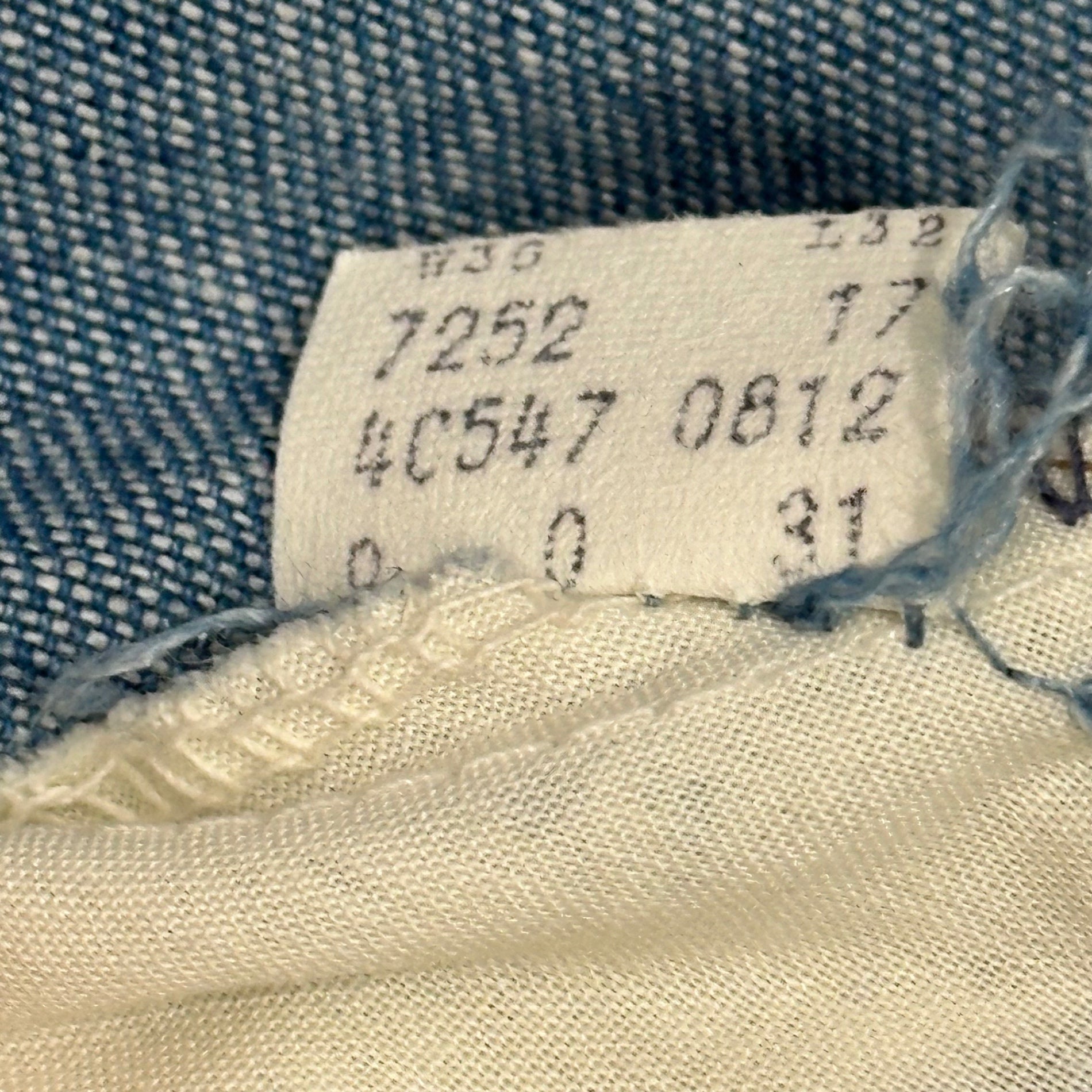 Levi's(リーバイス) 80's Slim Bootcut Denim Pants 80年代 スリム ブーツカット デニム パンツ 40547 W38 ライトインディゴ FOR MENライン TALON42 1980年9月製造 ヴィンテージ