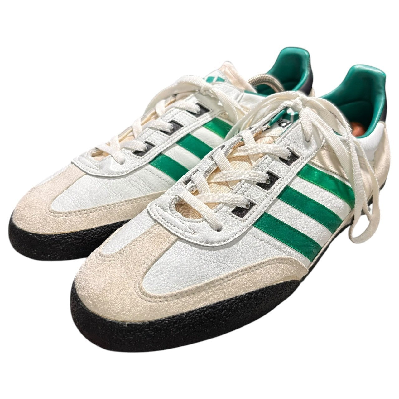 adidas(アディダス) 1987's EQUIPMENT vintage West German low-cut sneakers SHUT PUT ヴィンテージ 西ドイツ製 ローカット スニーカー 28.5cm ホワイト×グリーン 80's 80年代