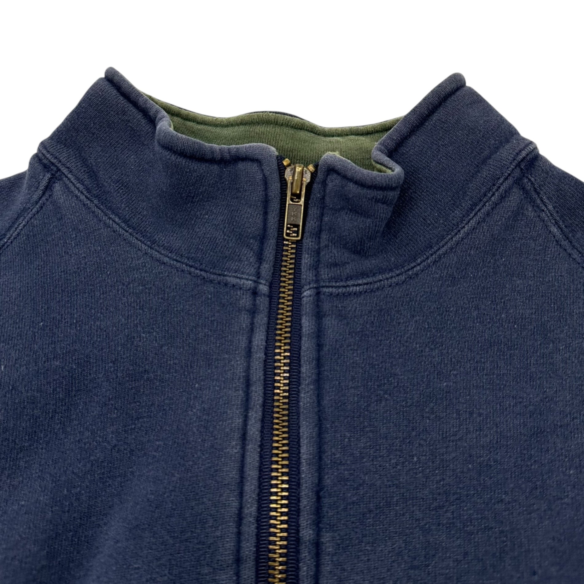 Champion(チャンピオン) 80's~90's USA made Logo Half Zip Sweatshirt ロゴ ハーフ ジップ スウェット XXL ネイビー 1986年～1990年代初頭 ヴィンテージ 青刺繍タグ中期