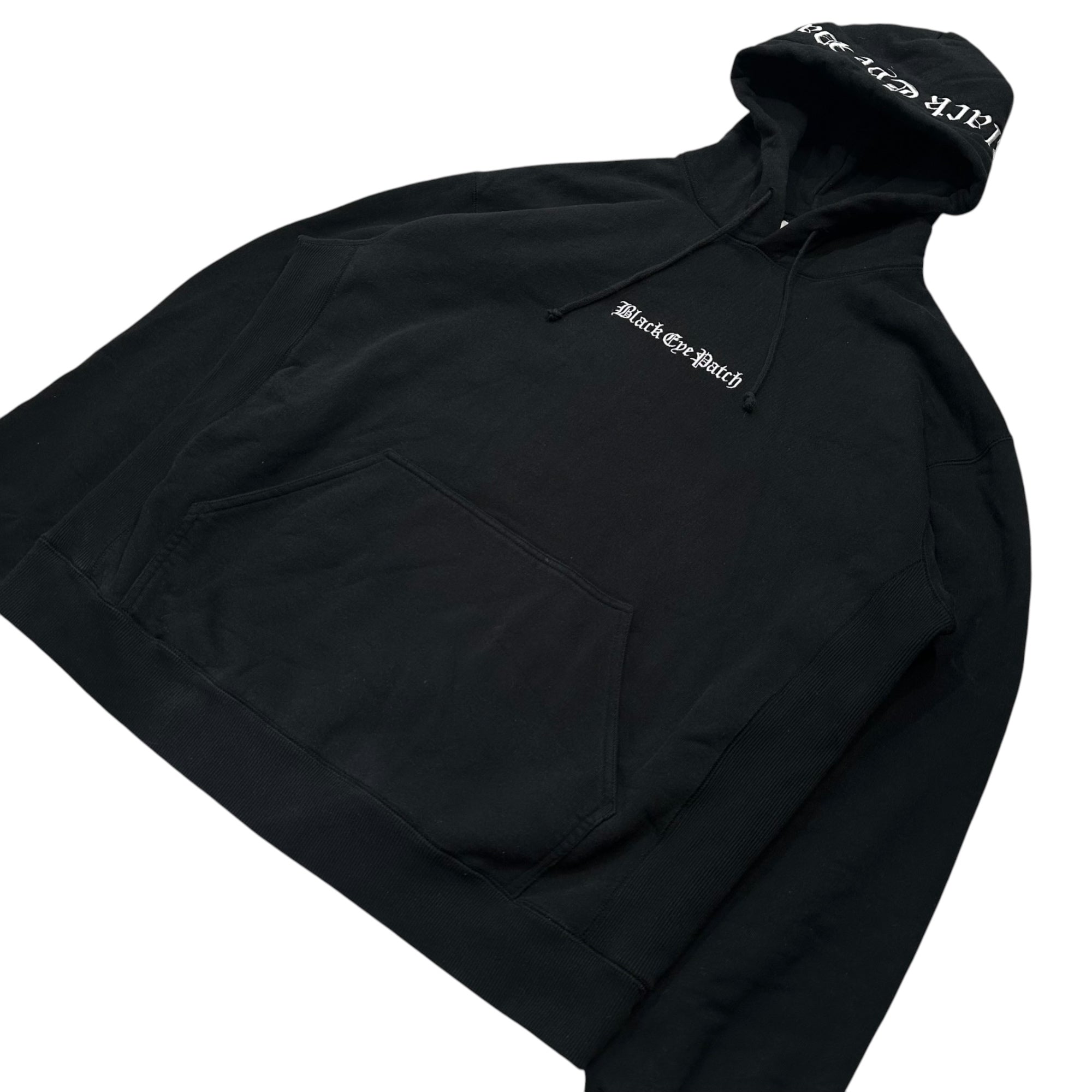 BlackEyePatch(ブラックアイパッチ) Logo-Embroidered Pullover Hoodie ロゴ 刺繍 プルオーバー パーカー XL ブラック