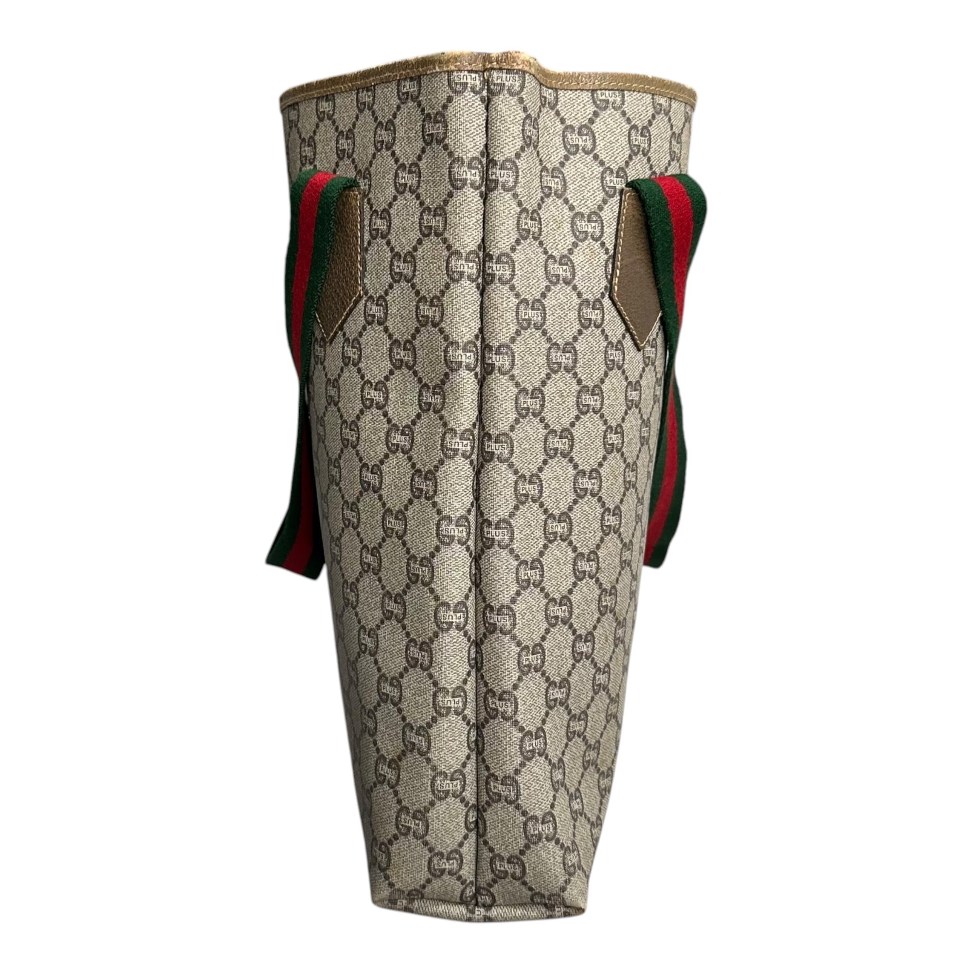 Gucci Plus(グッチプラス) Vintage GG PLUS Tote Bag ヴィンテージ GGプラス トート バッグ ベージュ
