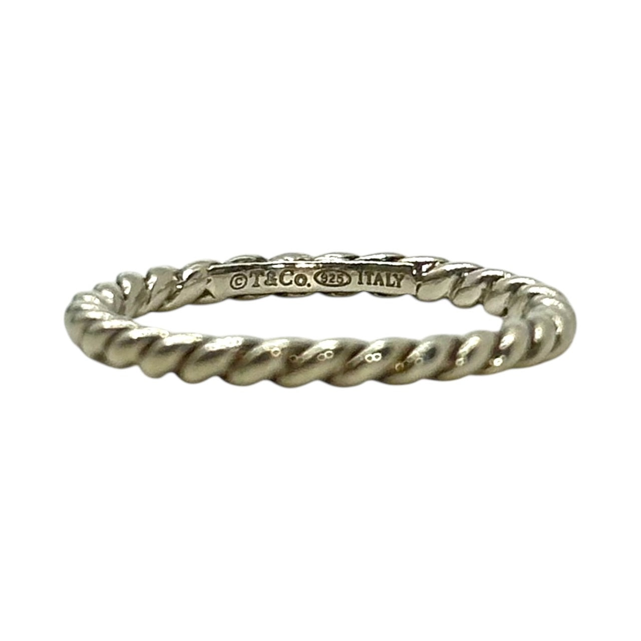 【SALE対象外】TIFFANY & CO.(ティファニー) Silver Twist Ring シルバー ツイスト リング 指輪 13号 箱付 シルバー SV925