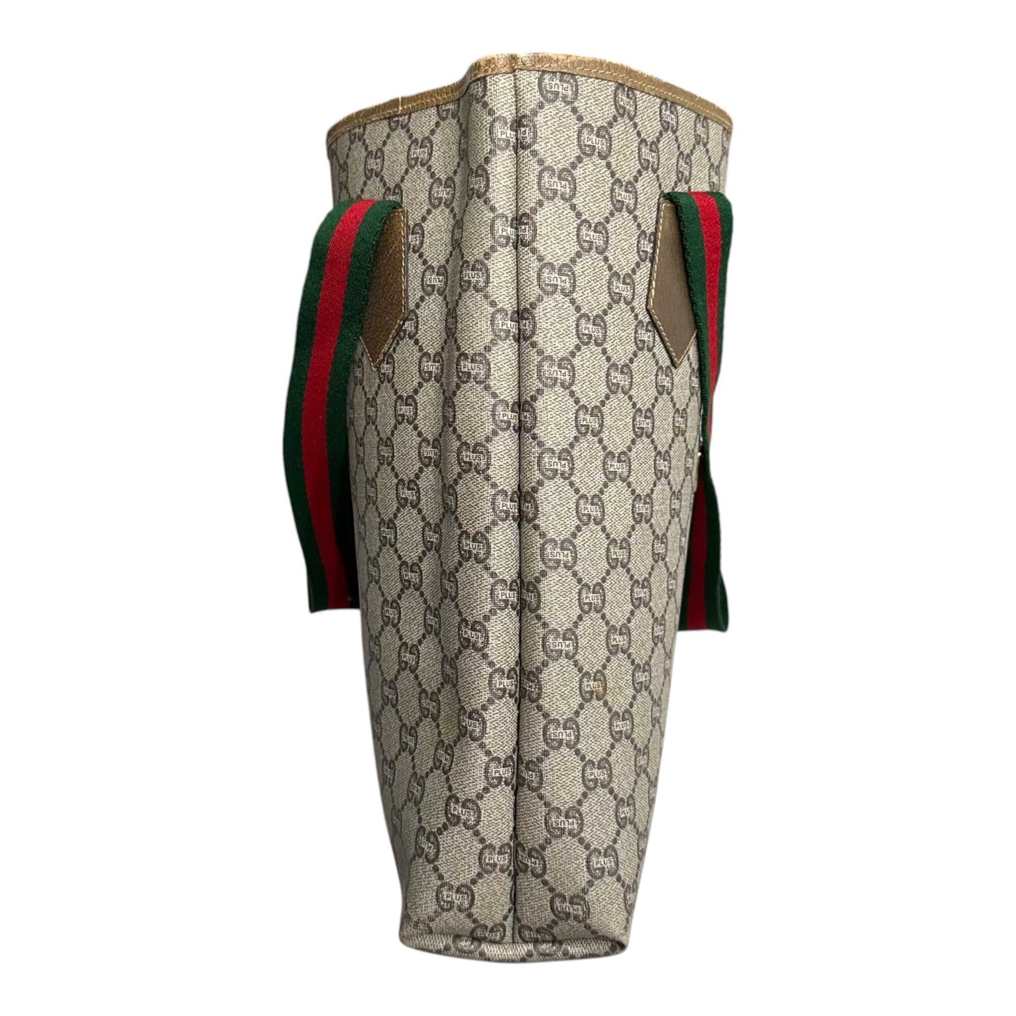 Gucci Plus(グッチプラス) Vintage GG PLUS Tote Bag ヴィンテージ GGプラス トート バッグ ベージュ