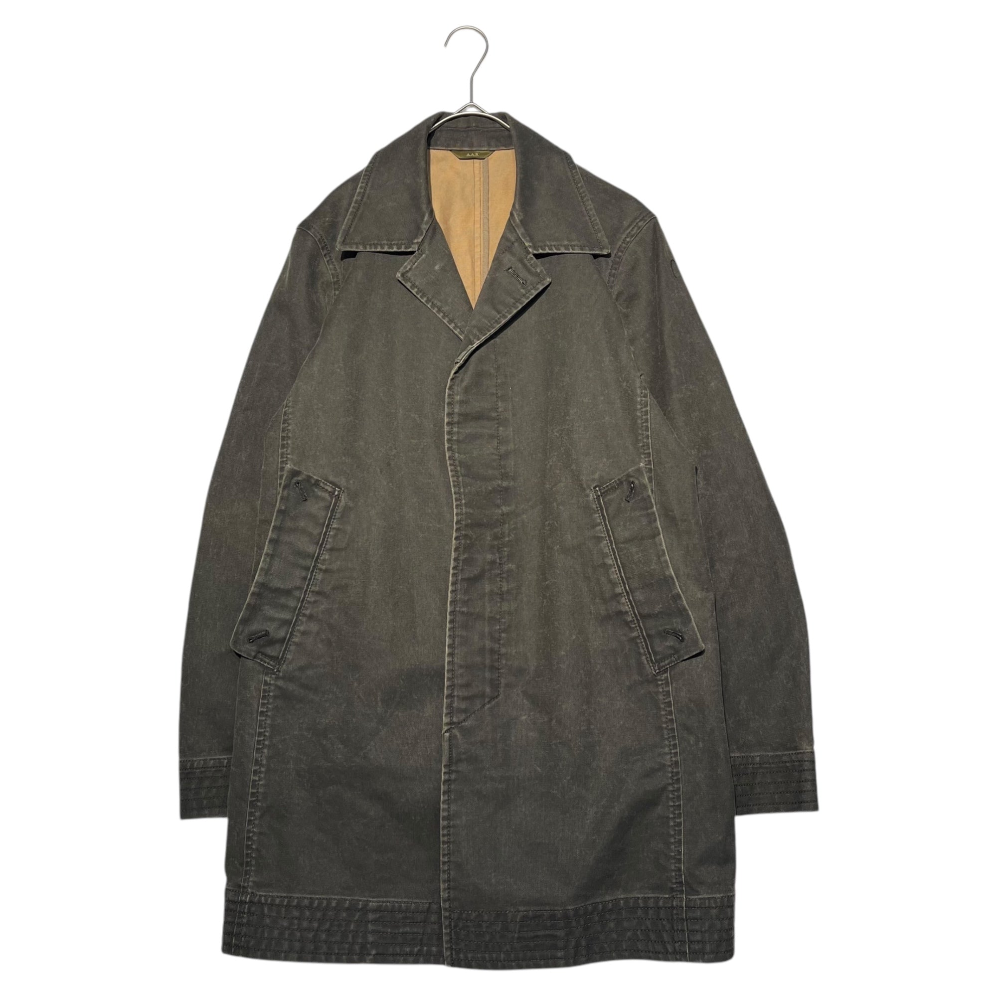 Yohji Yamamoto D’URBAN A.A.R(ヨウジヤマモト ダーバンアール) 90~00's Archive Acrylic Coated Half Length Work Coat アーカイブ アクリル コーティング ハーフ丈 ワーク コート