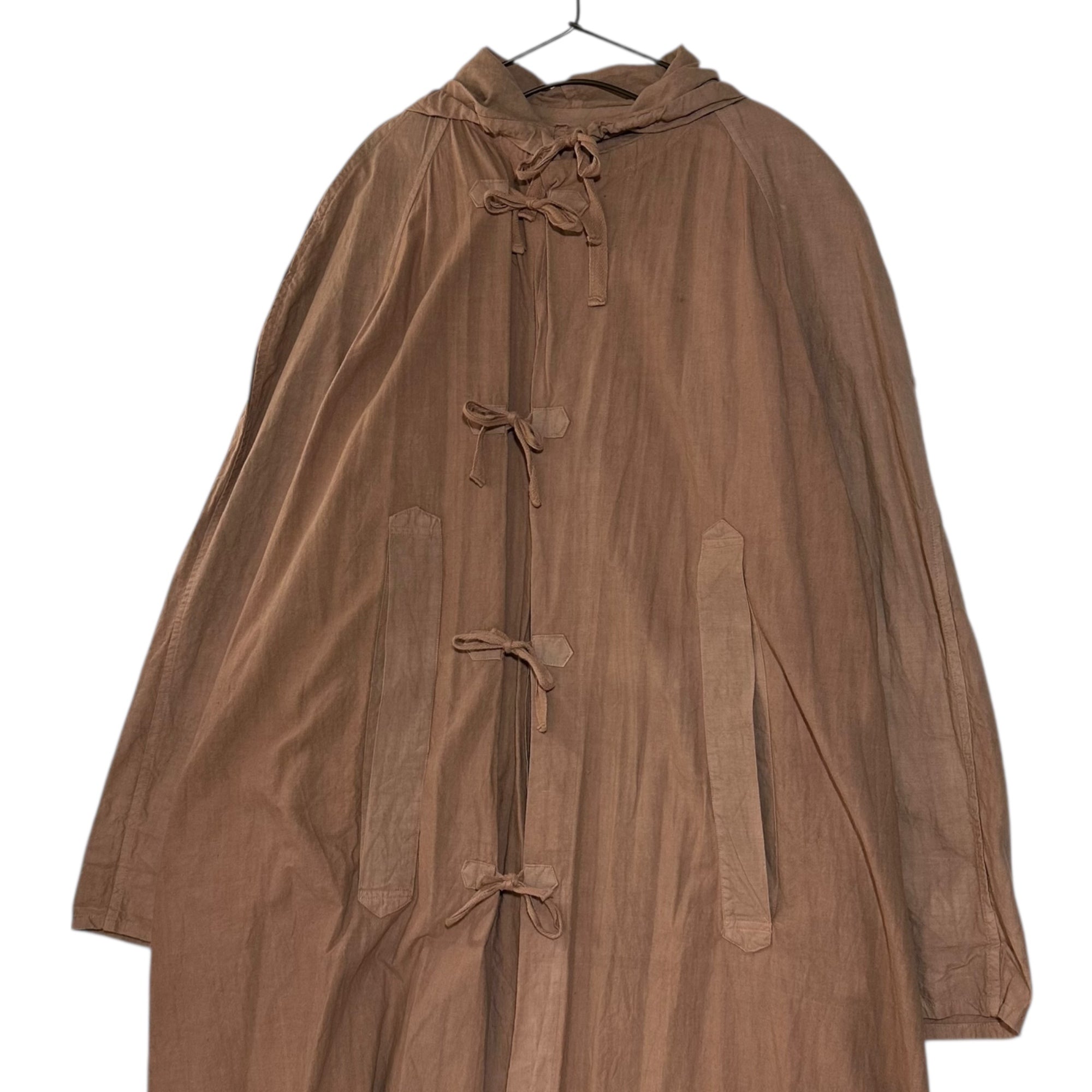 VINTAGE(ヴィンテージ) 70~80's surgical gown coat サージカル ガウン コート SIZE FREE(L程度) ブラウン EURO MILITALY
