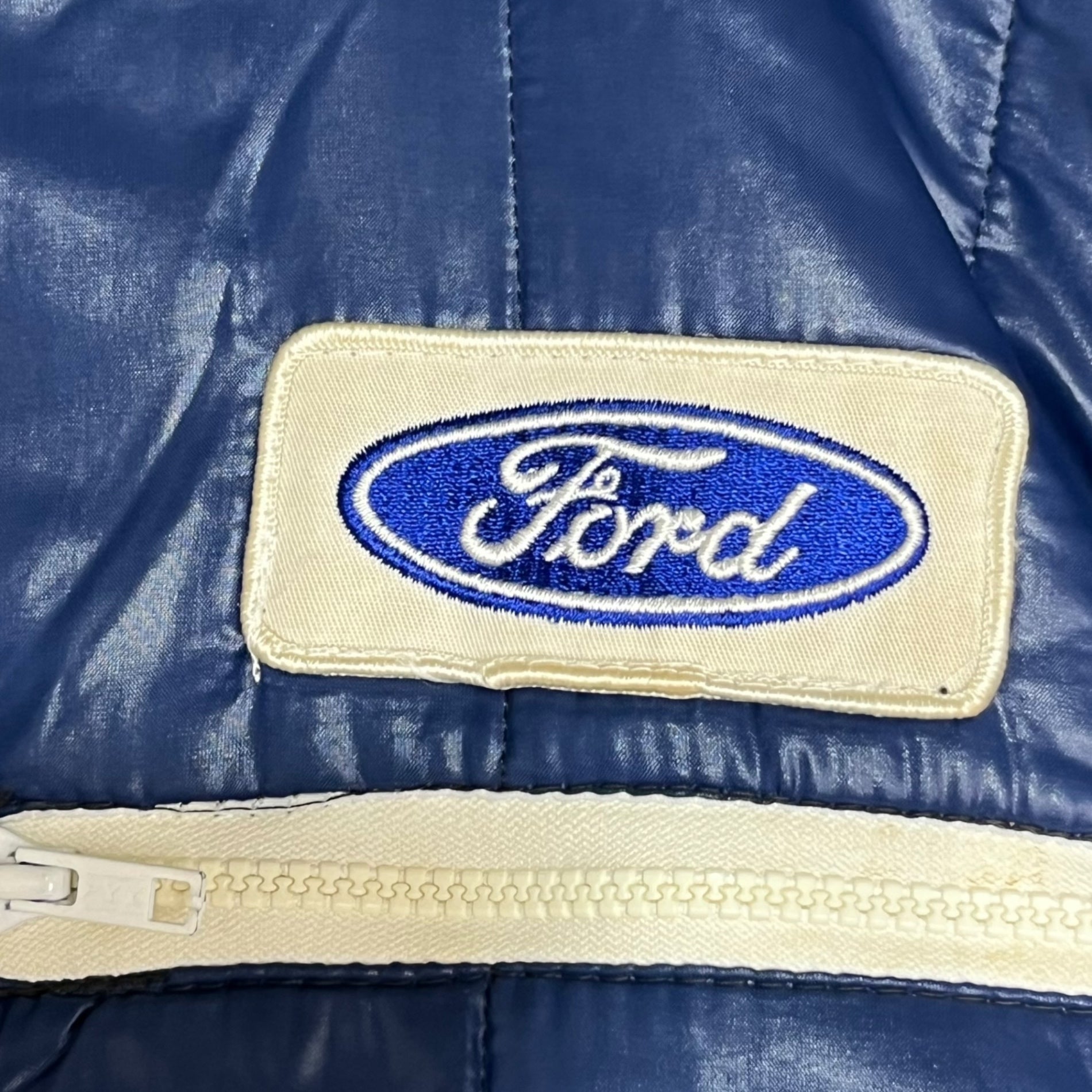 VINTAGE(ヴィンテージ) Ford Racing フォード レーシング 中綿 ジャケット ネイビー