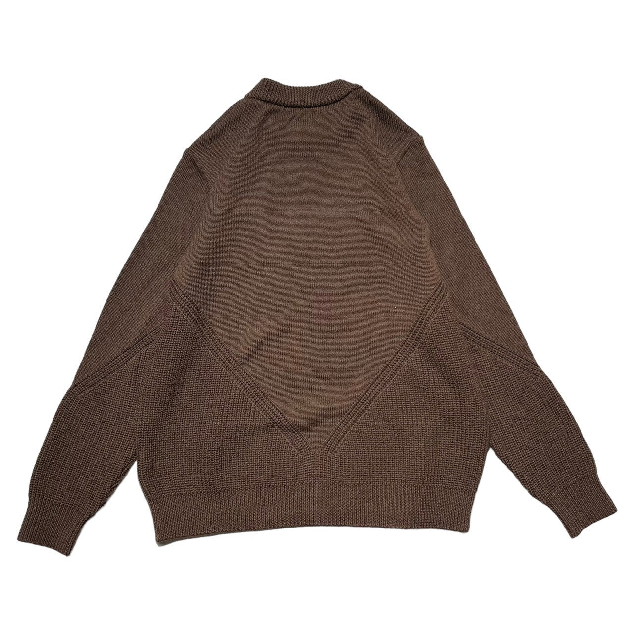 WRAPINKNOT(ラッピンノット) side zip knit wool サイド ジップ ウール ニット WK16AW-P025M 2(M程度) ブラウン