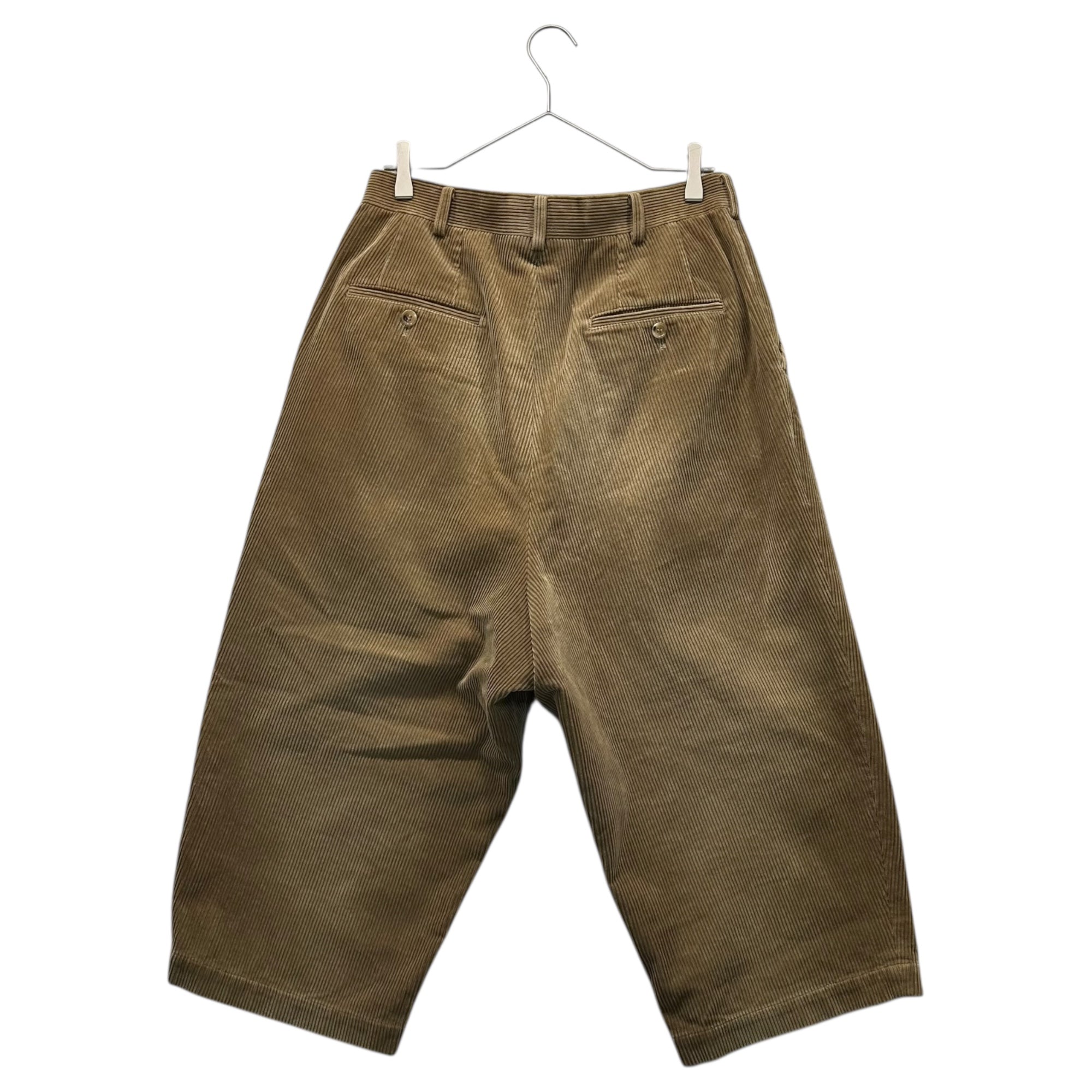 COMME des GARÇONS Sサイズ コーデュロイハーフパンツ COMME des GARCONS HOMME(コムデギャルソンオム) 18AW 2-pleat 8/10