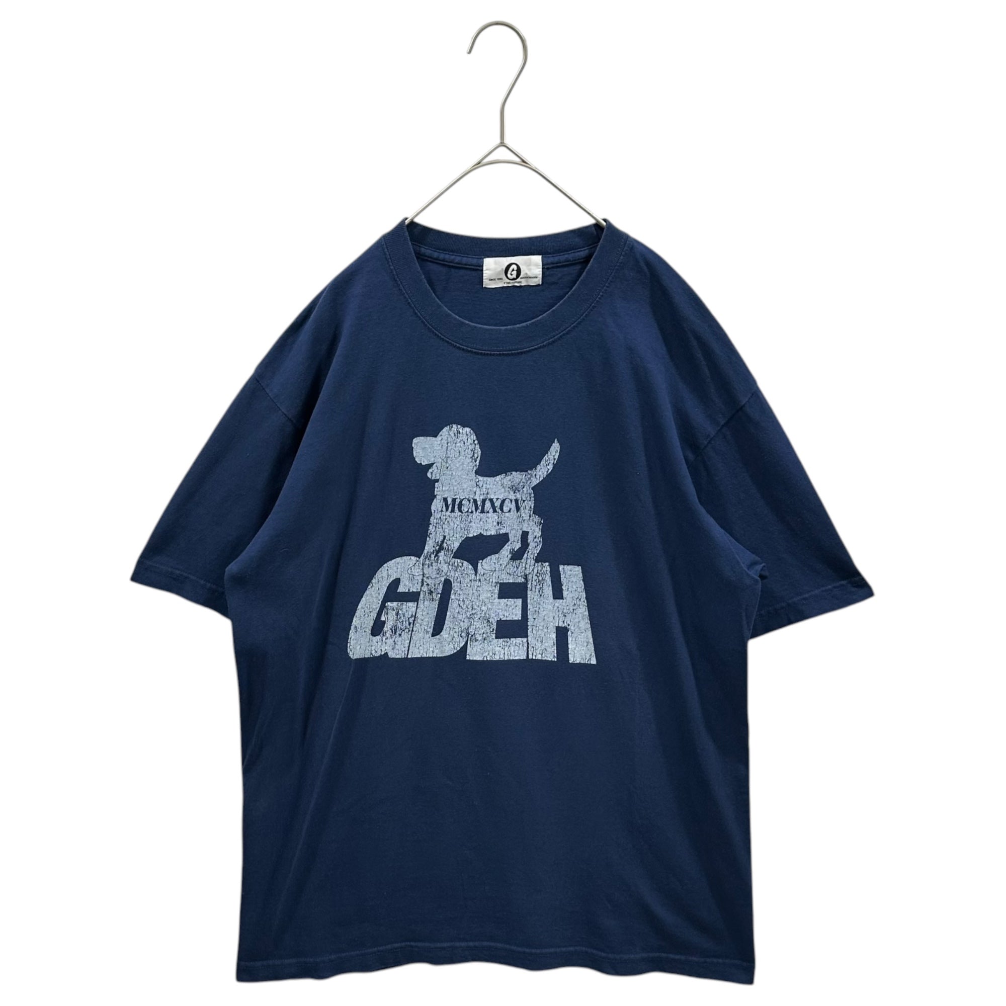 GOODENOUGH(グッドイナフ) 2015’s MCMXCV S/S graphic T-shirt 半袖 グラフィック Tシャツ ネイビー×ホワイト