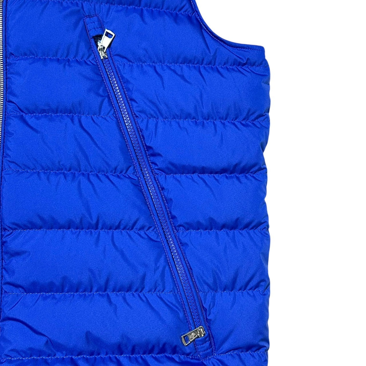 MONCLER(モンクレール) ALBYT GILET アルビート ジレ ダウン ベスト C-ZIND-22-132150 5(3XL) ブルー タグ付