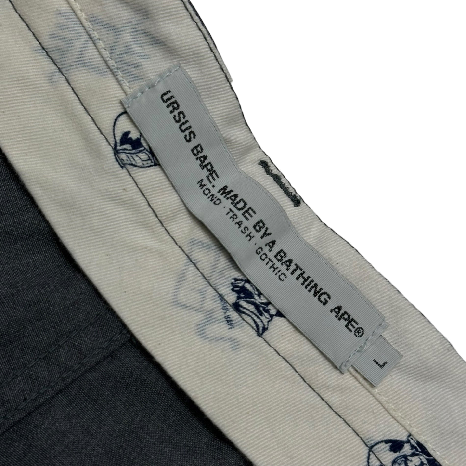 URSUS BAPE(アーサスベイプ) Work Pants ワーク パンツ L グレー A BATHING APE