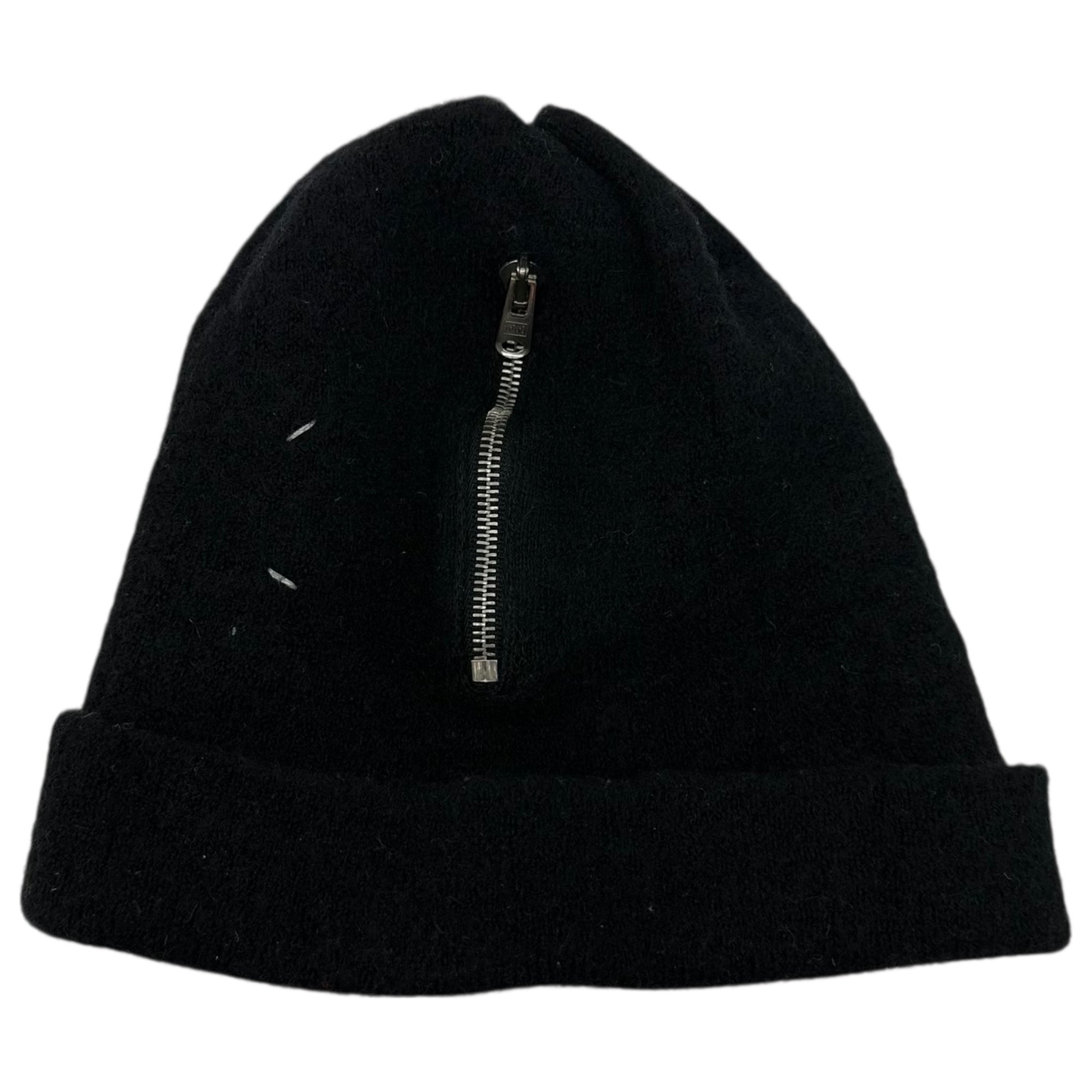Maison Martin Margiela(メゾン マルタンマルジェラ) 06AW Zip Pocket Beanie ジップ ポケット ビーニー ブラック ここのえ 本人期