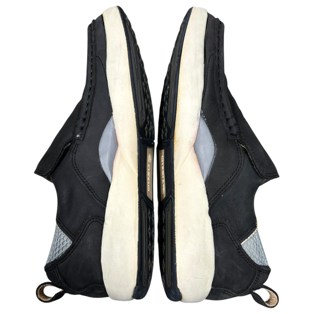 VISVIM × GOODENOUGH(ヴィズヴィム × グッドイナフ) 01AW TWONBLY Nubuck Leather Slip-Ons トンブリー ヌバック レザー スリッポン G001-01 9(27.0cm程度) ブラック