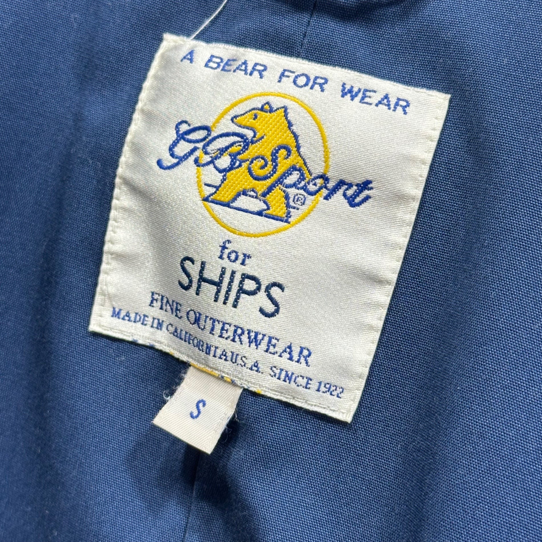 GBSPORT for SHIPS(ジービースポーツ × シップス) Cotton L/S Work Jacket コットン 長袖 ワークジャケット S ブルー