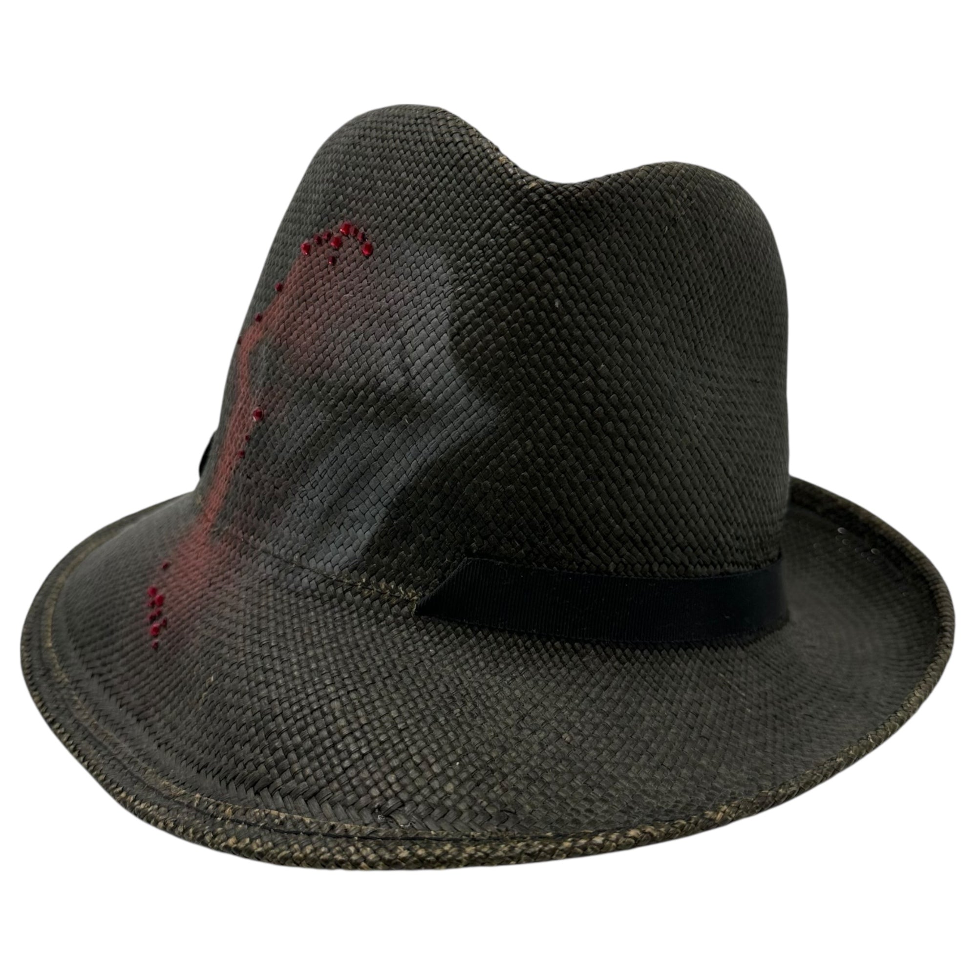 JONESBOY(ジョーンズボーイ) Rip and Tan Design Hat リップアンドタン デザイン ハット ブラック×レッド