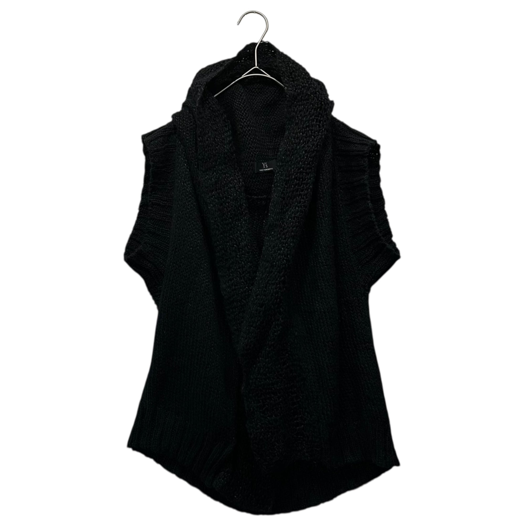 Y's(ワイズ) 00's Loose-knit Short-Sleeve Knit Bolero Cardigan ローゲージ 半袖 ニット ボレロ カーディガン 3 ブラック