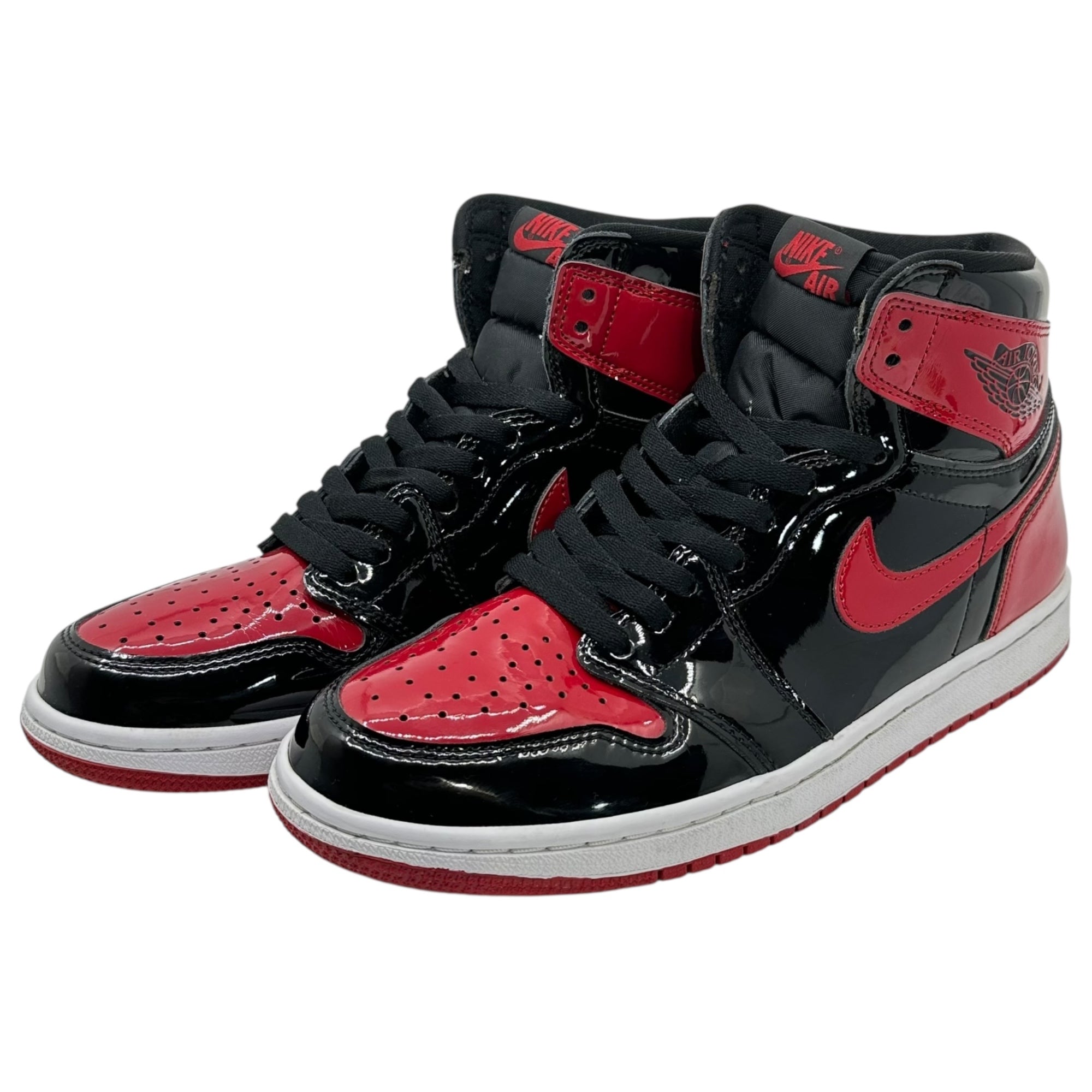 NIKE(ナイキ) Air Jordan 1 High OG "Patent Bred" エアジョーダン1 ハイ パテント ブレッド 555088-063 27cm ブラック×レッド ハイカット スニーカー