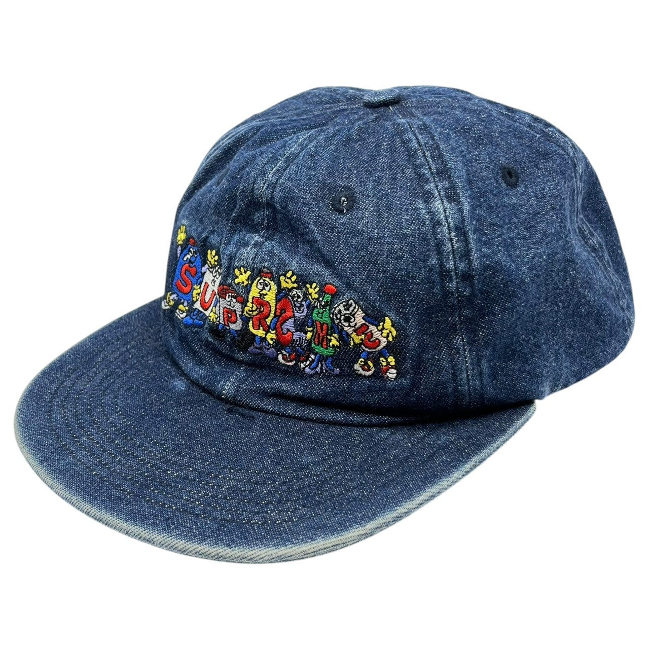 SUPREME(シュプリーム) 18SS Friends 6-Panel Denim Cap フレンズ 6パネル デニム キャップ インディゴ