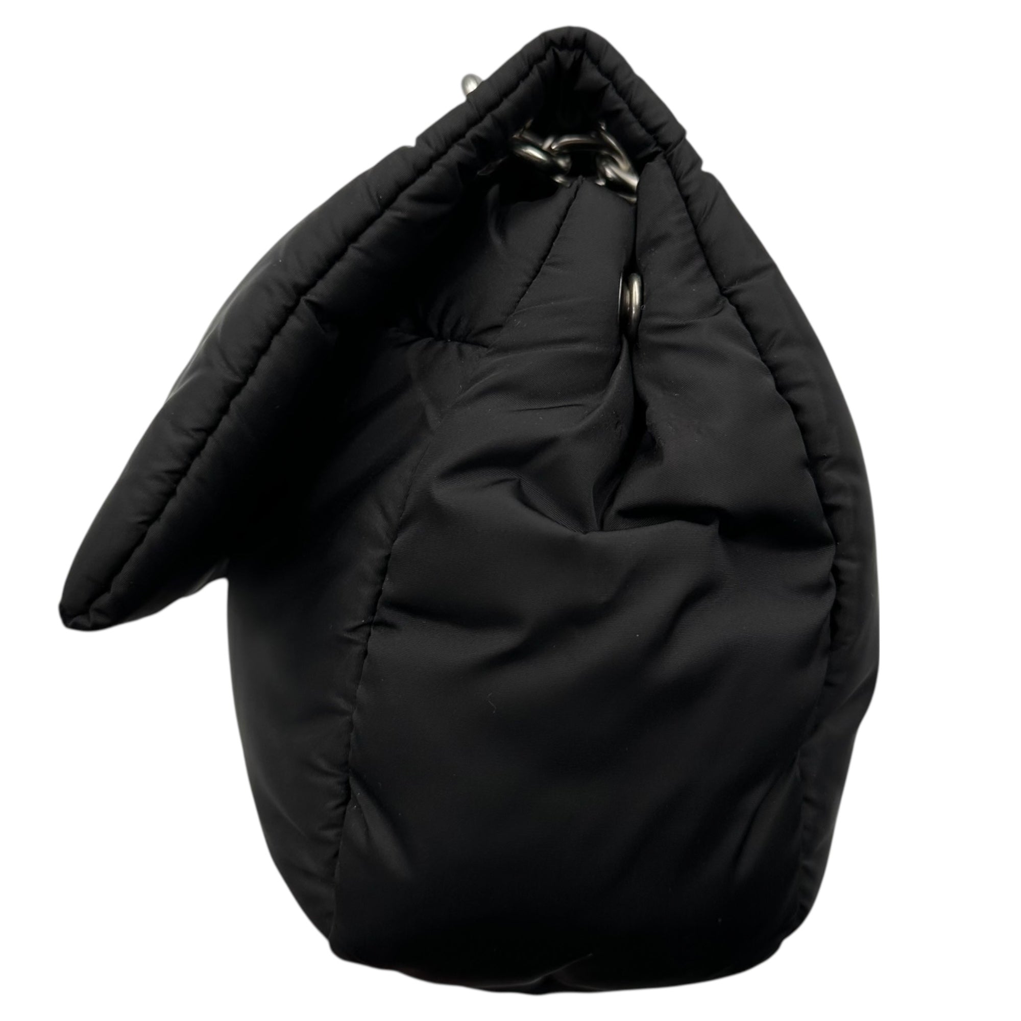 BALENCIAGA(バレンシアガ) MONACO Monaco Mini Shoulder Bag モナコ ミニ チェーン ショルダー バッグ 792977 ブラック ナイロン ワンショルダー