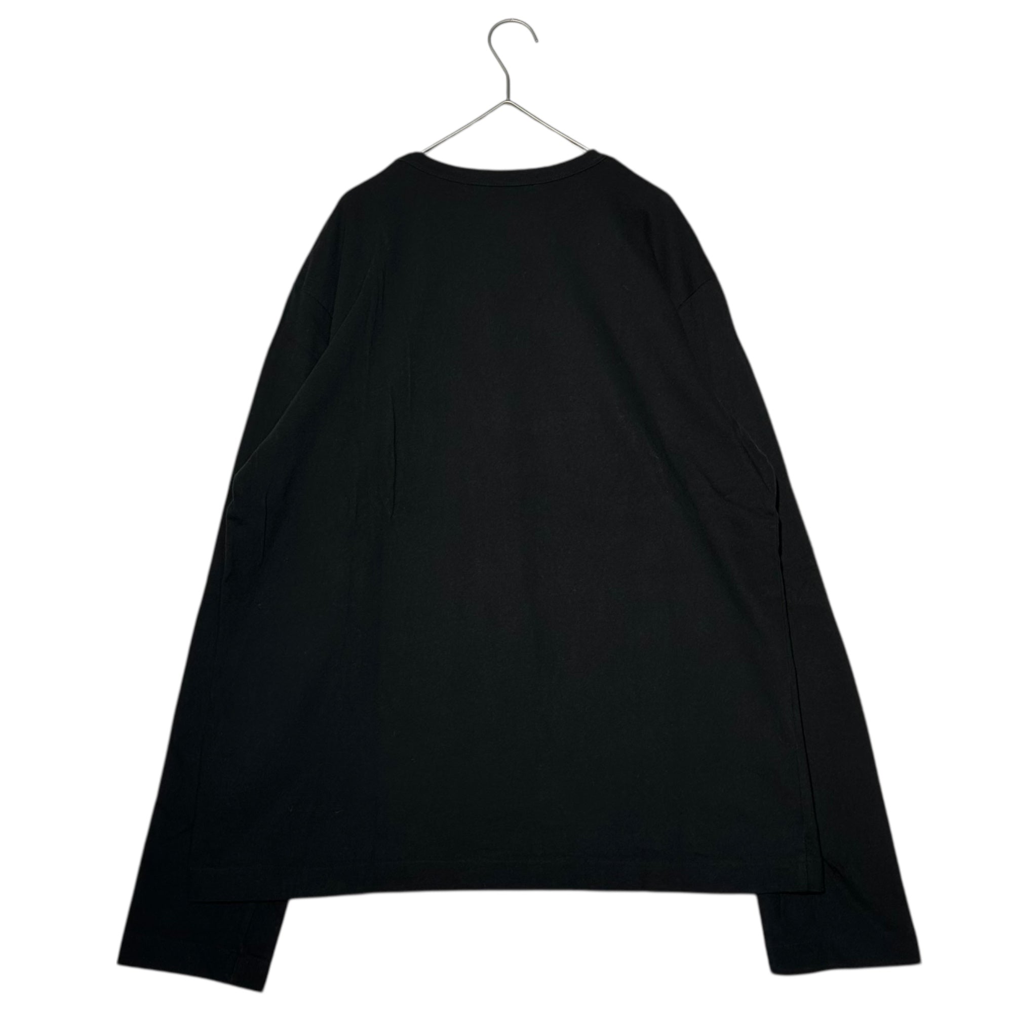 BLACK COMME des GARCONS(ブラックコムデギャルソン) 18AW BLACK Graphic Logo L/S Tee ブラック グラフィック ロゴ 長袖 Tシャツ 1B-T004 XL ブラック AD2018
