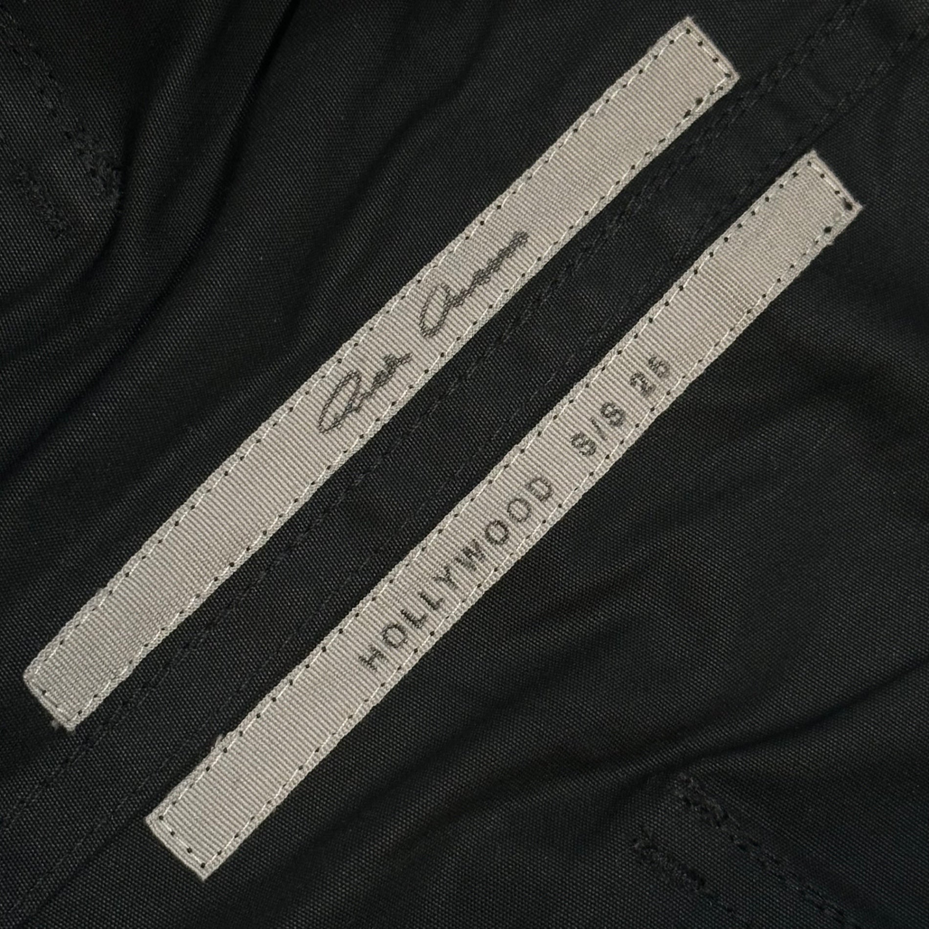 Rick Owens(リックオウエンス) 2025SS BELA PANTS - STRETCH COTTON TE ベラ パンツ RU01E5361-TE 48 ブラック ワイド