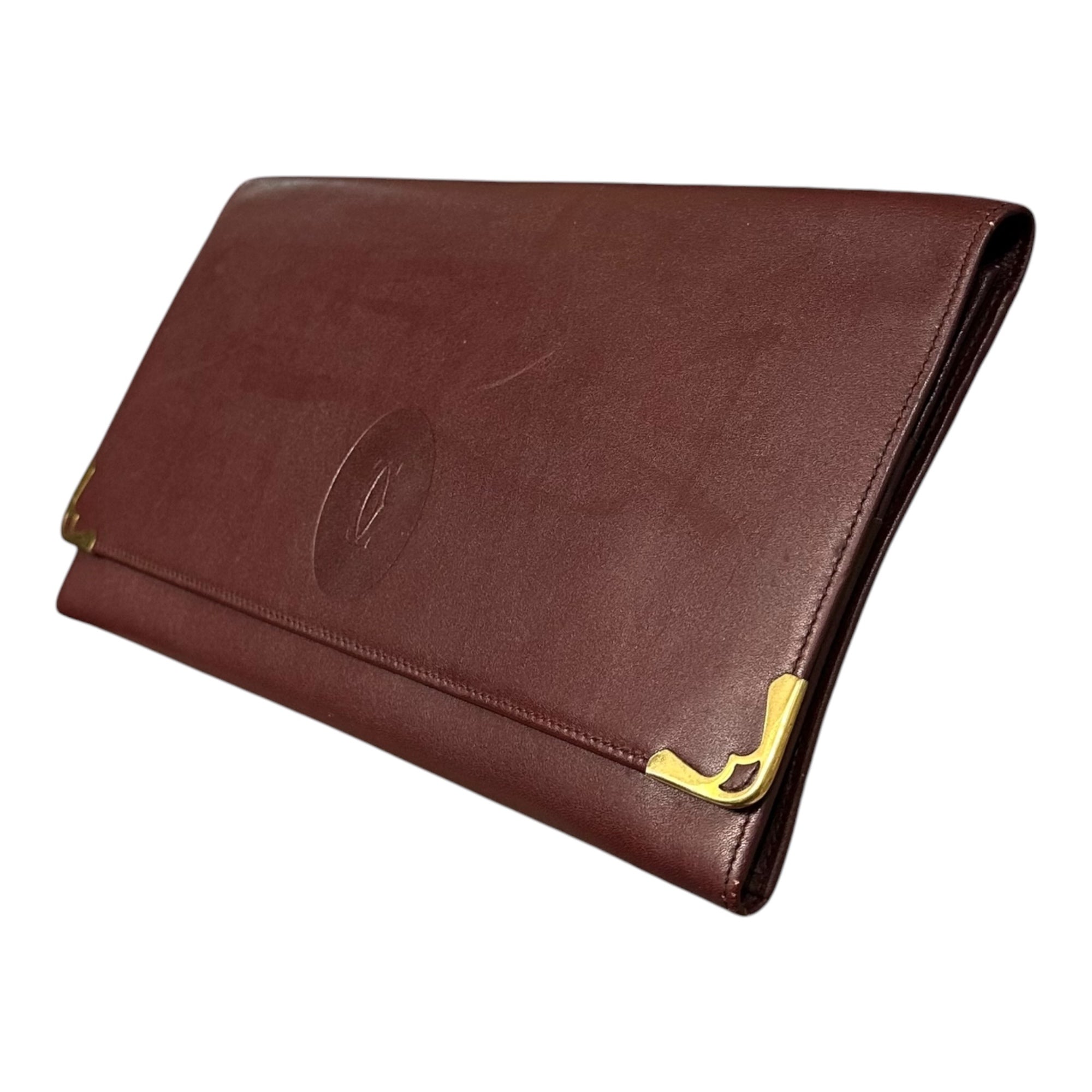 Cartier(カルティエ) Must de Cartier clutch bag マストライン クラッチ バッグ ボルドー