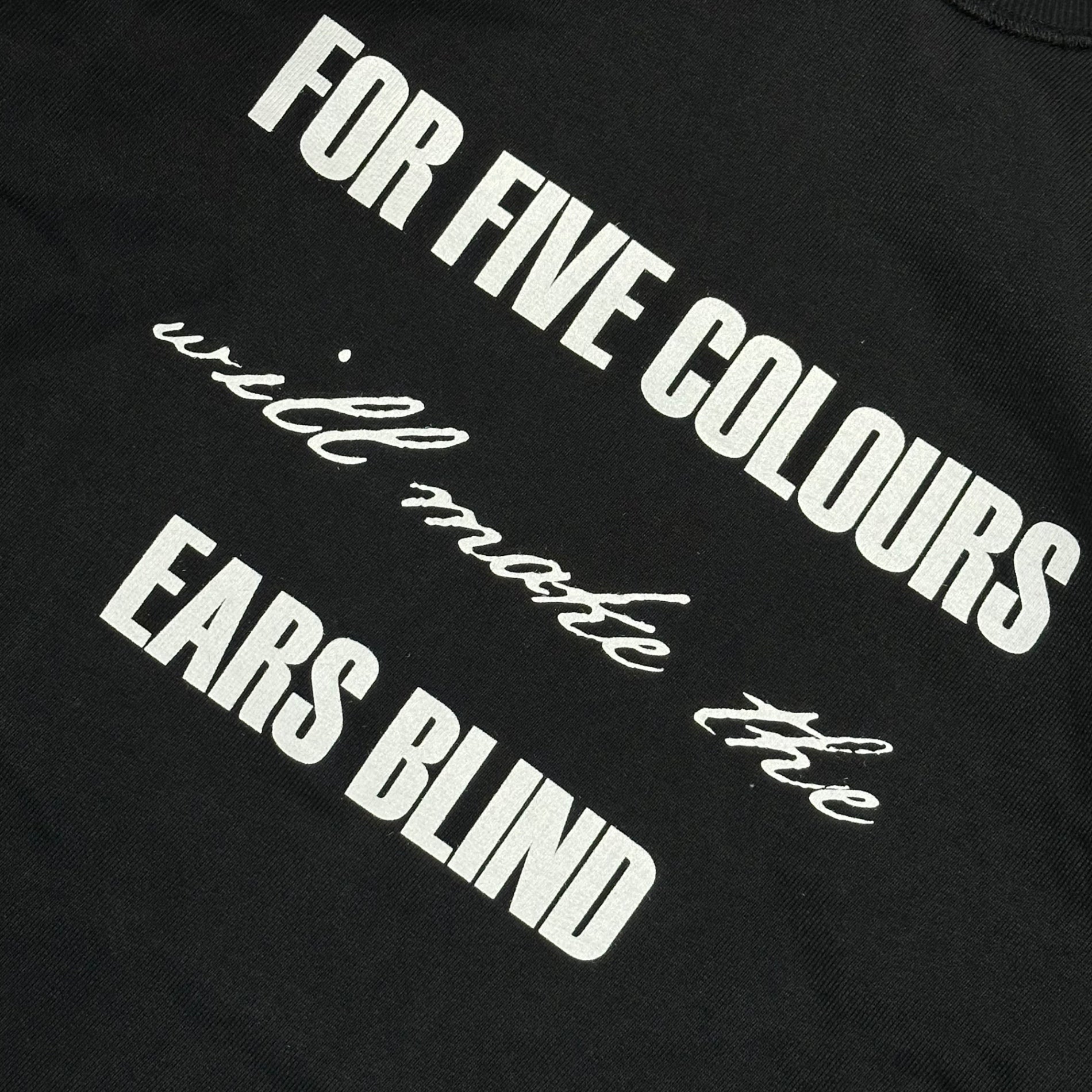 UNDERCOVER(アンダーカバー) ”FOR FIVE COLOURS” Reversible Raglan Sweatshirt リバーシブル ラグラン スウェット UP1E4807-2 4 ブラック