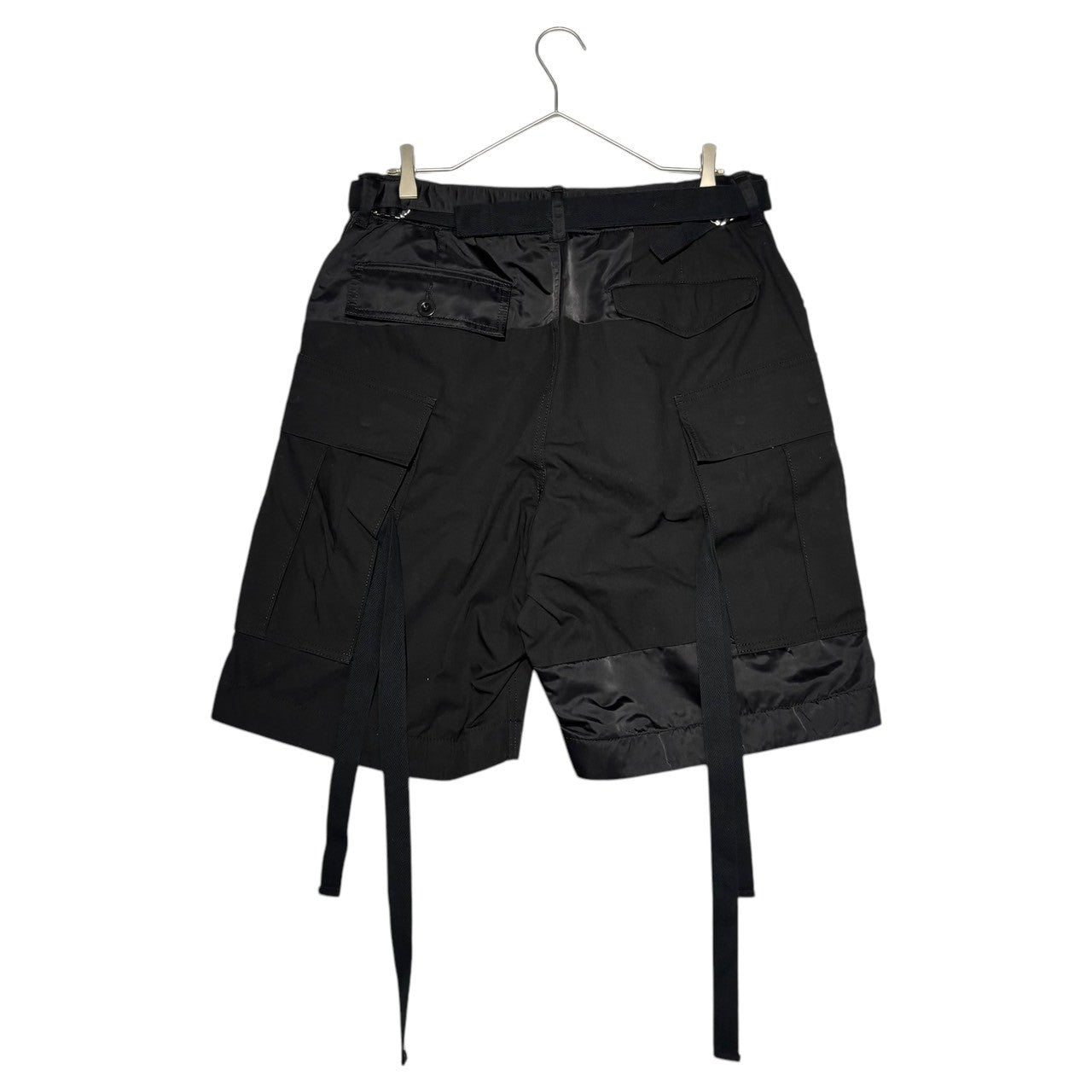 sacai(サカイ) 21SS Cotton Nylon Oxford Short コットン ナイロン オックスフォード ショーツ ハーフパンツ 21-02506M 3(L程度) ブラック