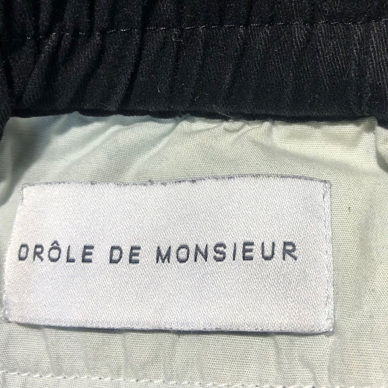 Drole De Monsieur(ドロール ド ムッシュ) テーパードカーゴパンツ M ブラック