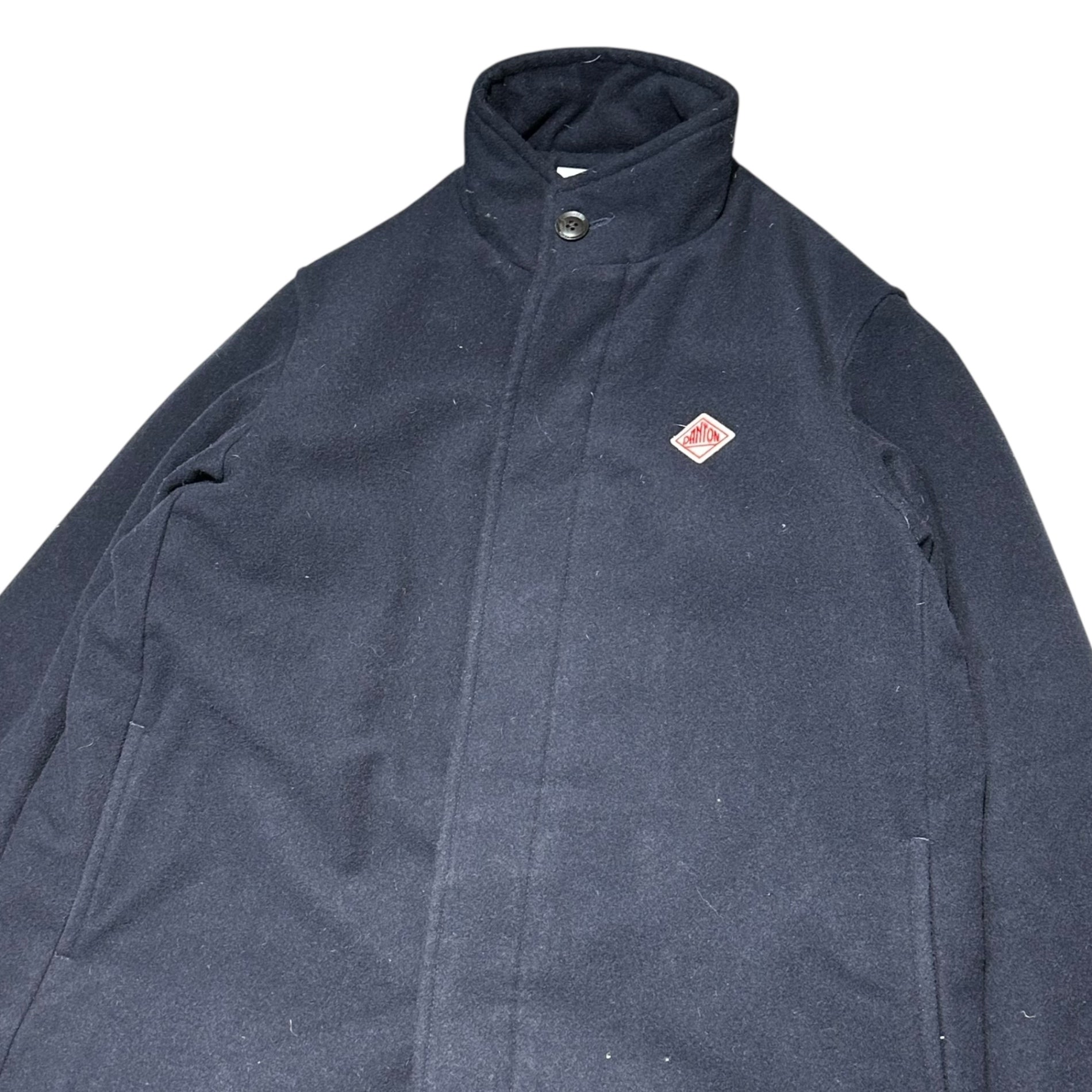 DANTON(ダントン) Stand Collar Wool Down Coat スタンドカラー ウール ダウンコート DT-A0456 34(XS程度) ネイビー