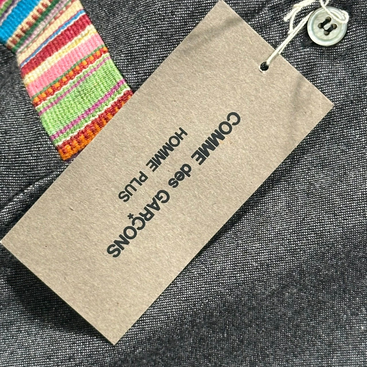 COMME des GARCONS HOMME PLUS(コムデギャルソンオムプリュス) Psychedelic-Line Oversized Black Shirt サイケデリック ライン ビッグ サイズ ブラック シャツ PB-110280 FREE ブラック×マルチカラー SAMPLE品