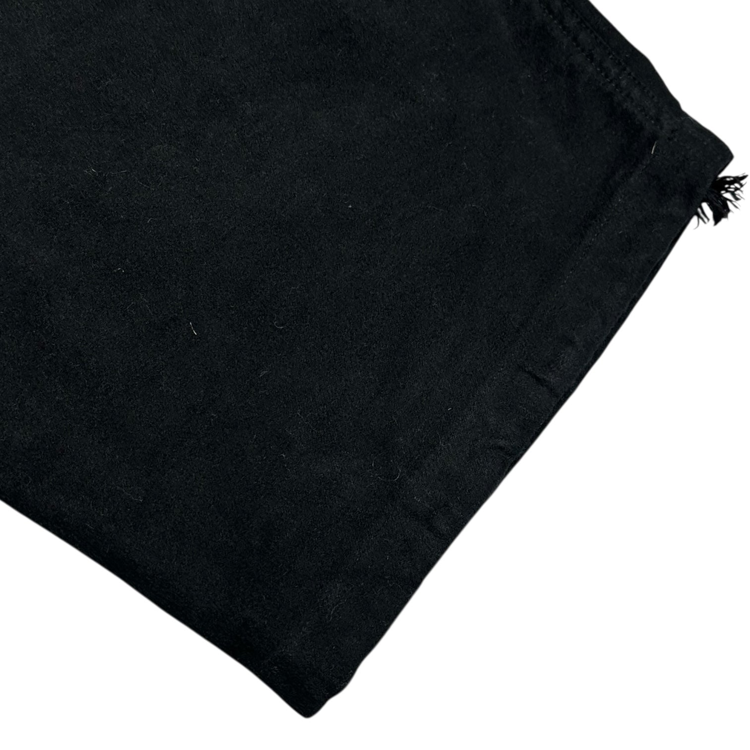 COMOLI(コモリ) 24AW Moleskin Knee-Tuck Pants モールスキン ニータック パンツ A03-03037 1(S) ブラック 稀少サイズ