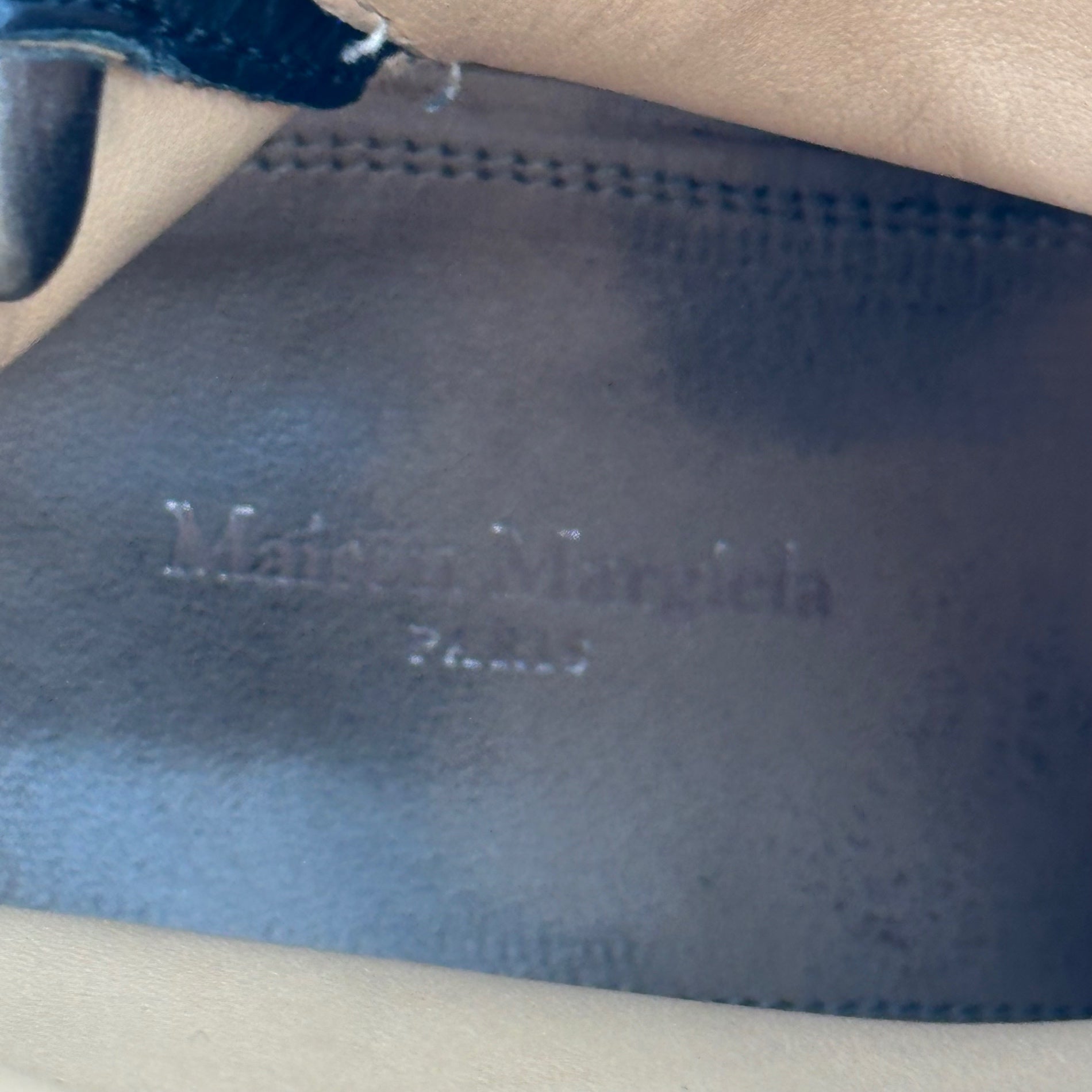 MAISON MARGIELA(メゾンマルジェラ) TABI ANKLE BOOTS H60 足袋 アンクル ブーツ 6cm S57WU0132 40(26cm程度) ブラック タビ