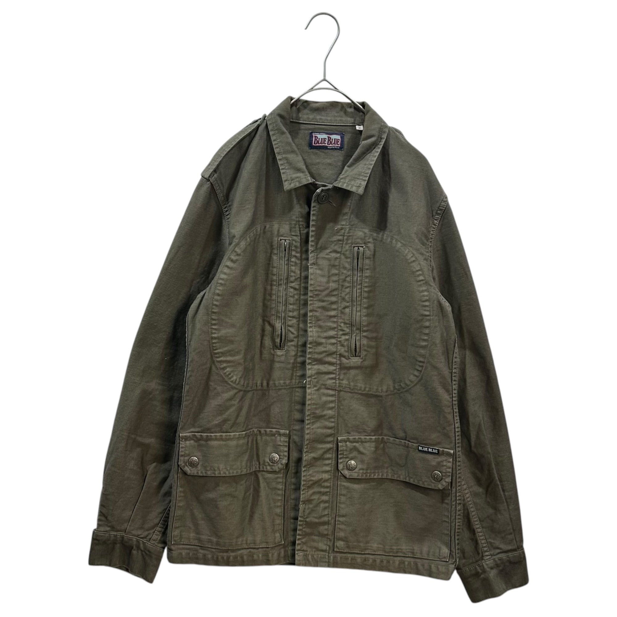 BLUE BLUE(ブルーブルー) F2 JACKET ミリタリー ジャケット 2 オリーブ フランス軍 サンプリング