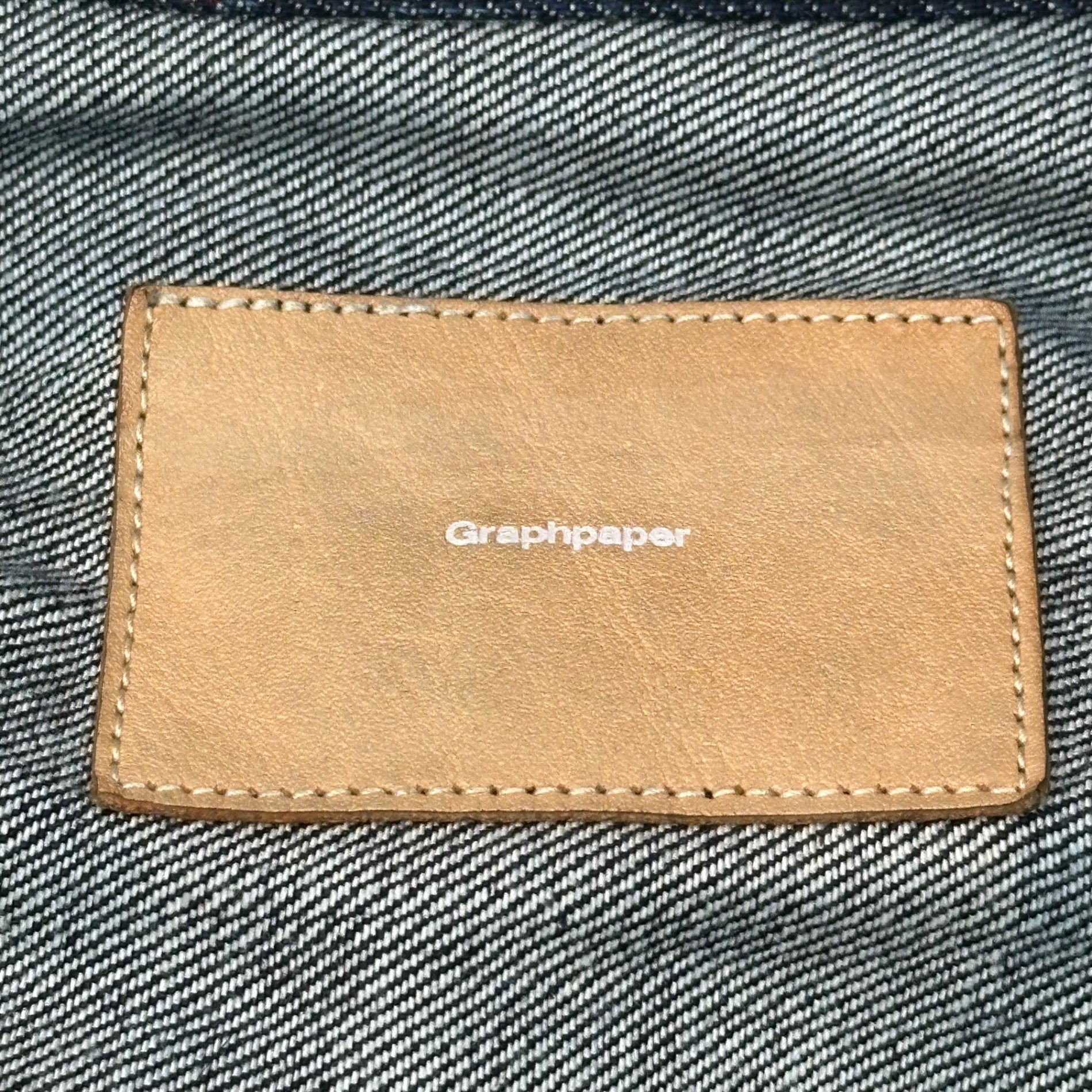 Graphpaper(グラフペーパー) 25SS Selvage Denim Jacket セルビッチ デニム ジャケット GM251-30185RB 1 インディゴ