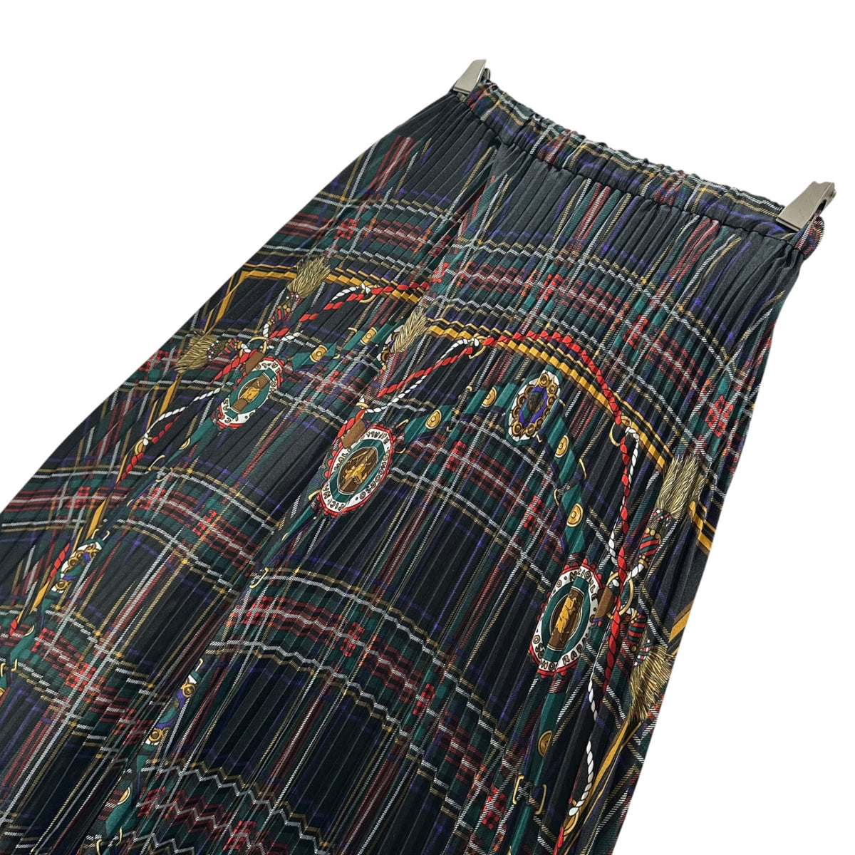 JUNYA WATANABE(ジュンヤワタナベ) 2025SS Reconstructed Pleated-Docked Cargo Pants 再構築 プリーツ ドッキング カーゴ パンツ JO-P027 XS マルチカラー×セージグリーン AD2024