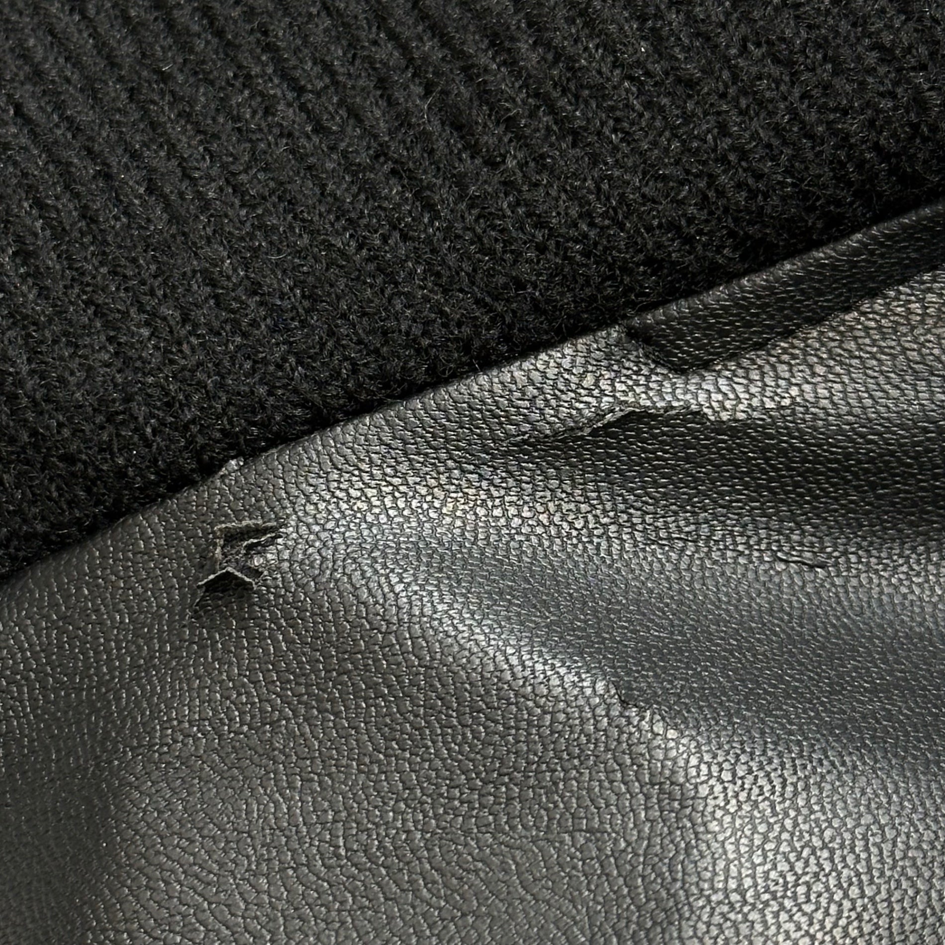 COMME des GARCONS JUNYA WATANABE(コムデギャルソンジュンヤワタナベ) 13AW Faux Leather Layered Double Rider Dress フェイクレザー レイヤード ダブル ライダース ワンピース JL-O003 XS ブラック AD2013