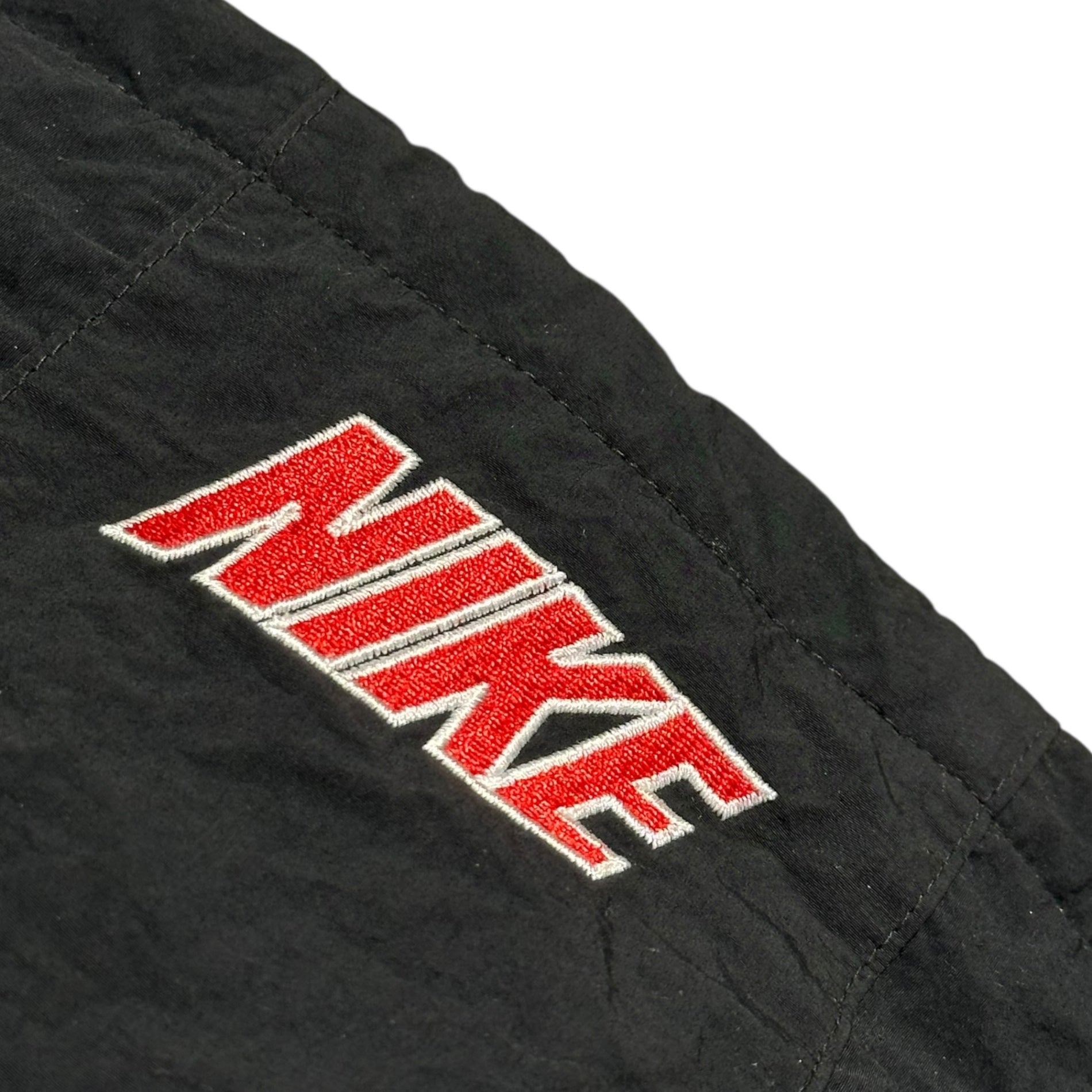 SUPREME×NIKE(シュプリーム×ナイキ) 19SS Hooded Sport Jacket フーデット ロゴ ナイロン 中綿 ジャケット CD6074-010 S ブラック コラボ