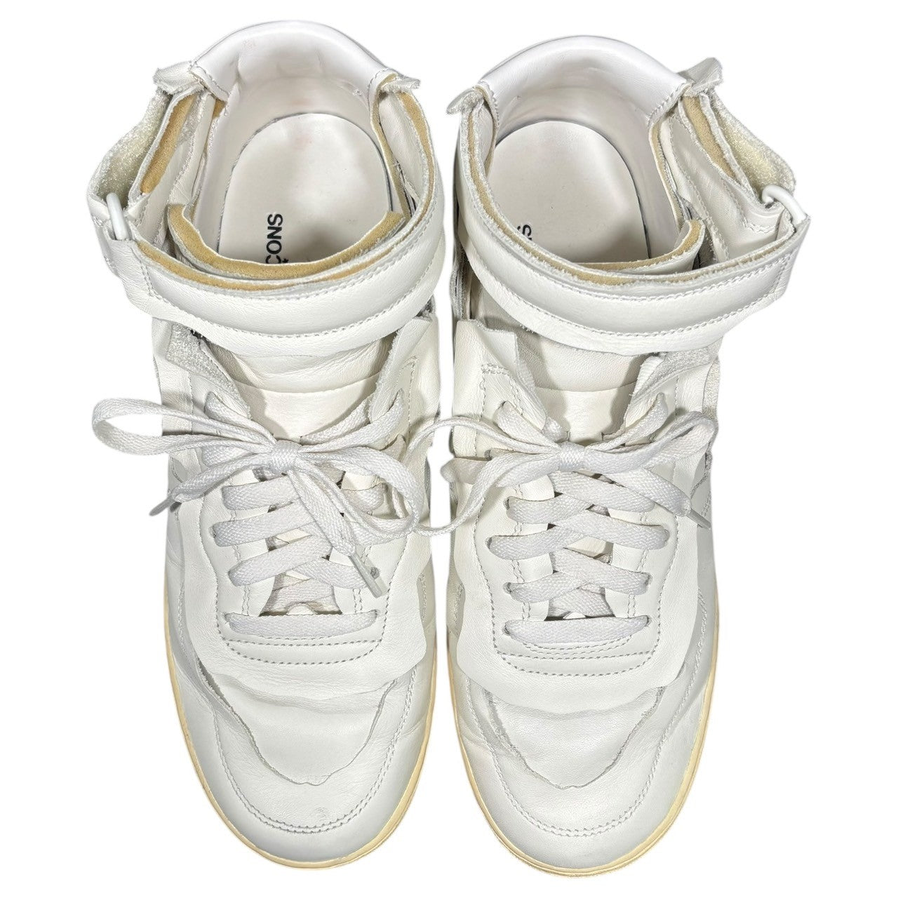 NIKE × COMME des GARÇONS(ナイキ × コムデギャルソン) Mid Air Force 1 エアフォースワン ミッドカット スニーカー DC3601-100 28.0cm ホワイト