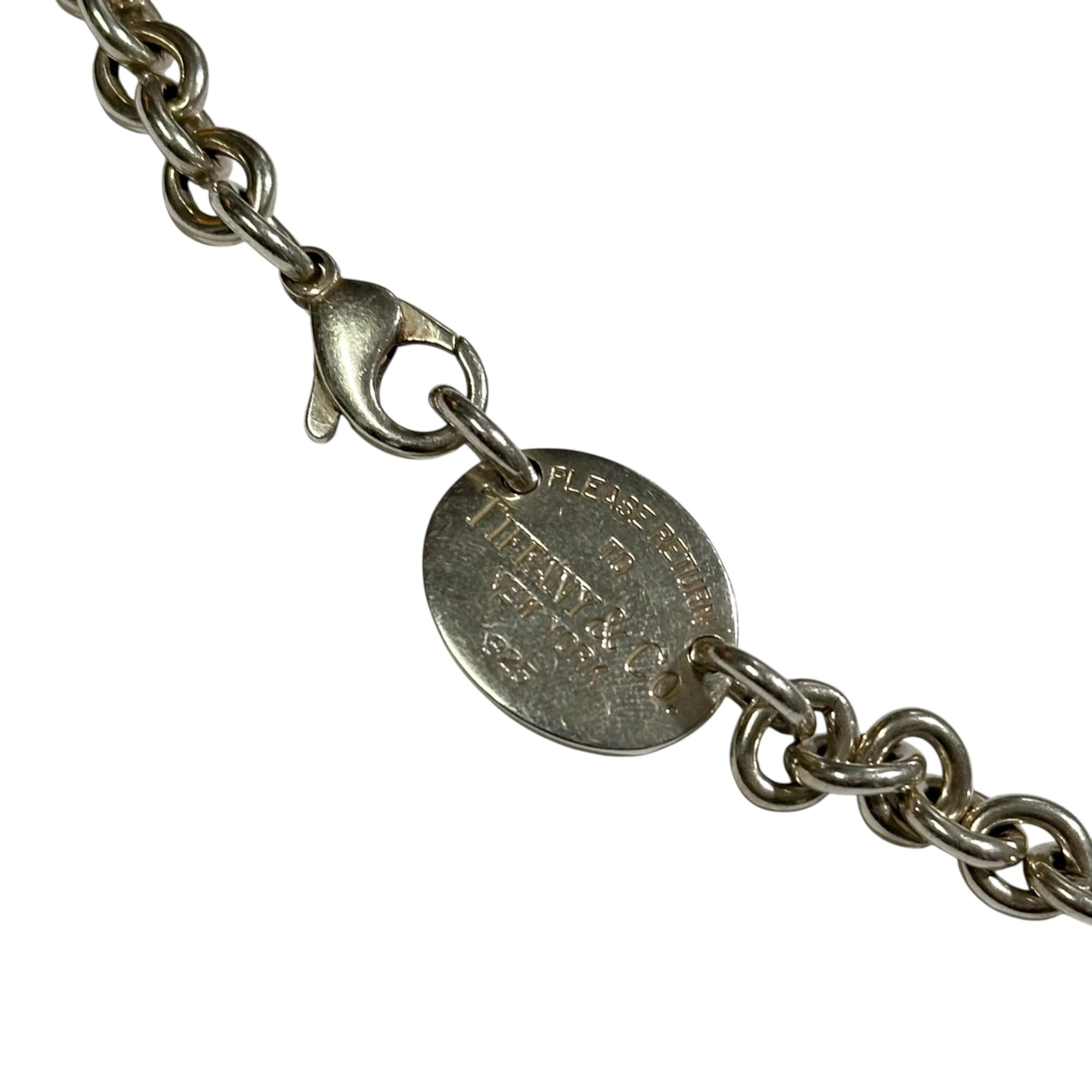 TIFFANY & CO.(ティファニー) Round Return to Chain Necklace ラウンド リターントゥ チェーン ネックレス シルバー シルバー ブレスレットとして併用可能