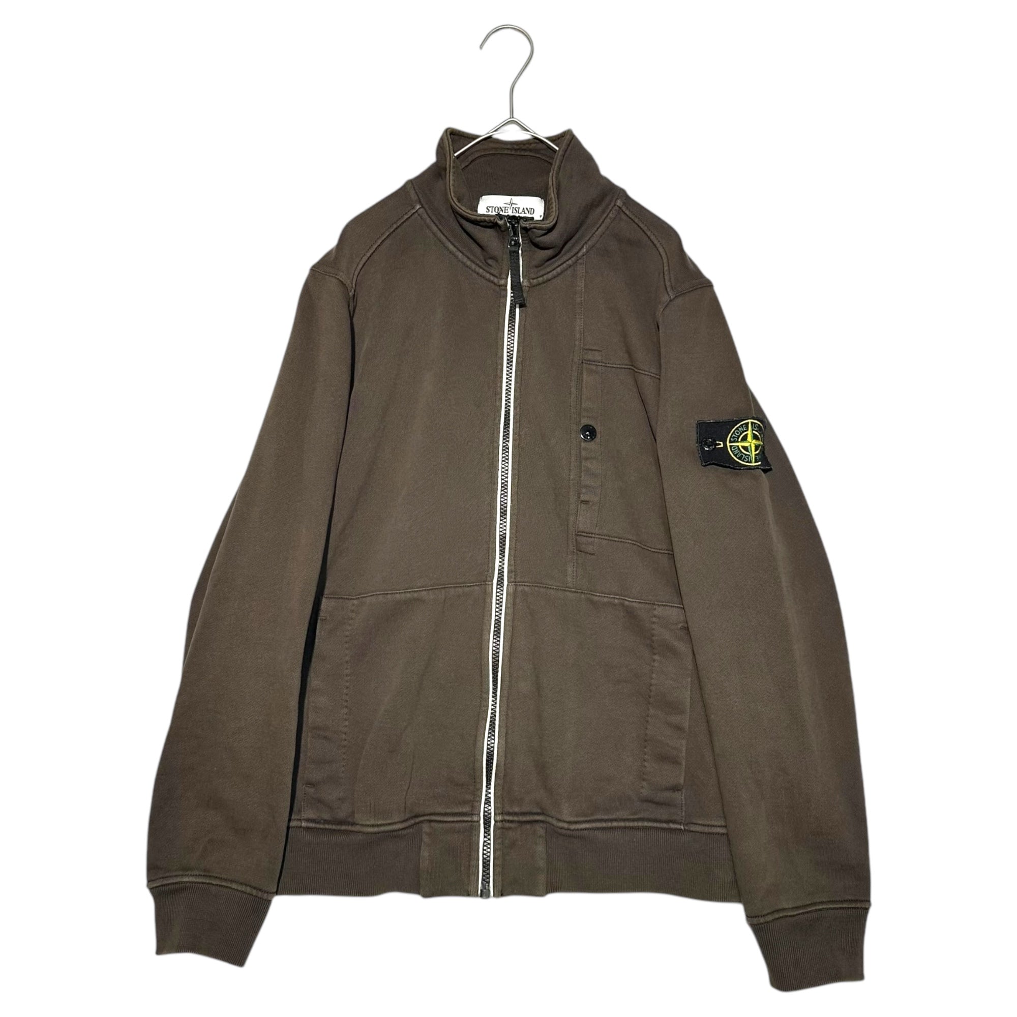 STONE ISLAND(ストーンアイランド) 12AW sweat track jacket スウェット トラック ジャケット 571561219 S ブラウン ジャージ ジップアップ