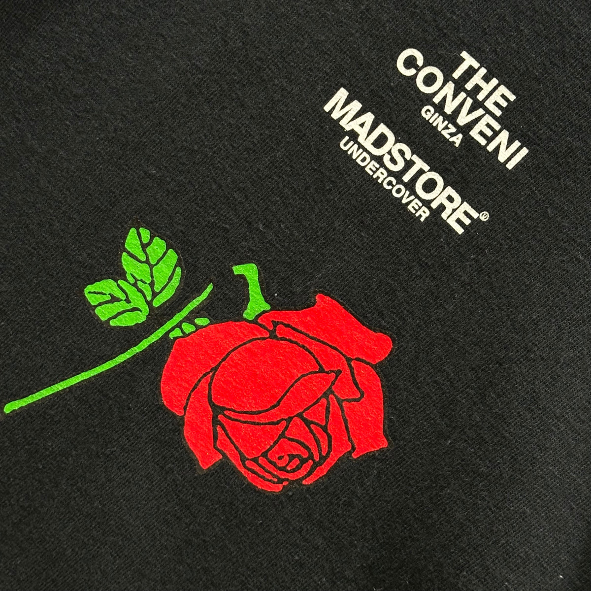 UNDERCOVER×THE CONVENI(アンダーカバー×ザコンビニ) MADSTORE OVERSTOCKED FOOD and UNSOLD TRASHED TEE マッドストア Tシャツ XL ブラック コラボ