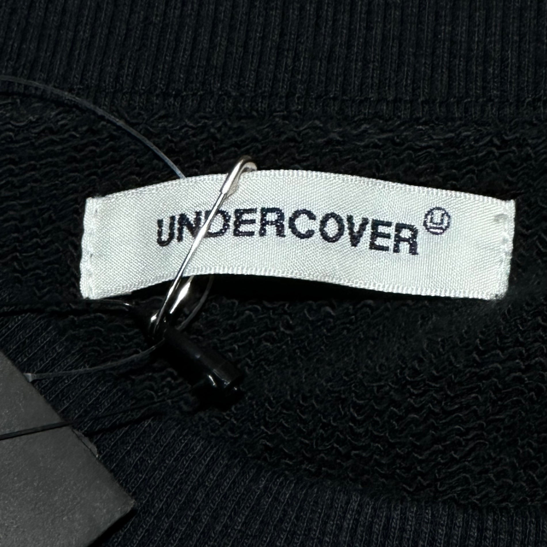 UNDERCOVER(アンダーカバー) ”FOR FIVE COLOURS” Reversible Raglan Sweatshirt リバーシブル ラグラン スウェット UP1E4807-2 4 ブラック