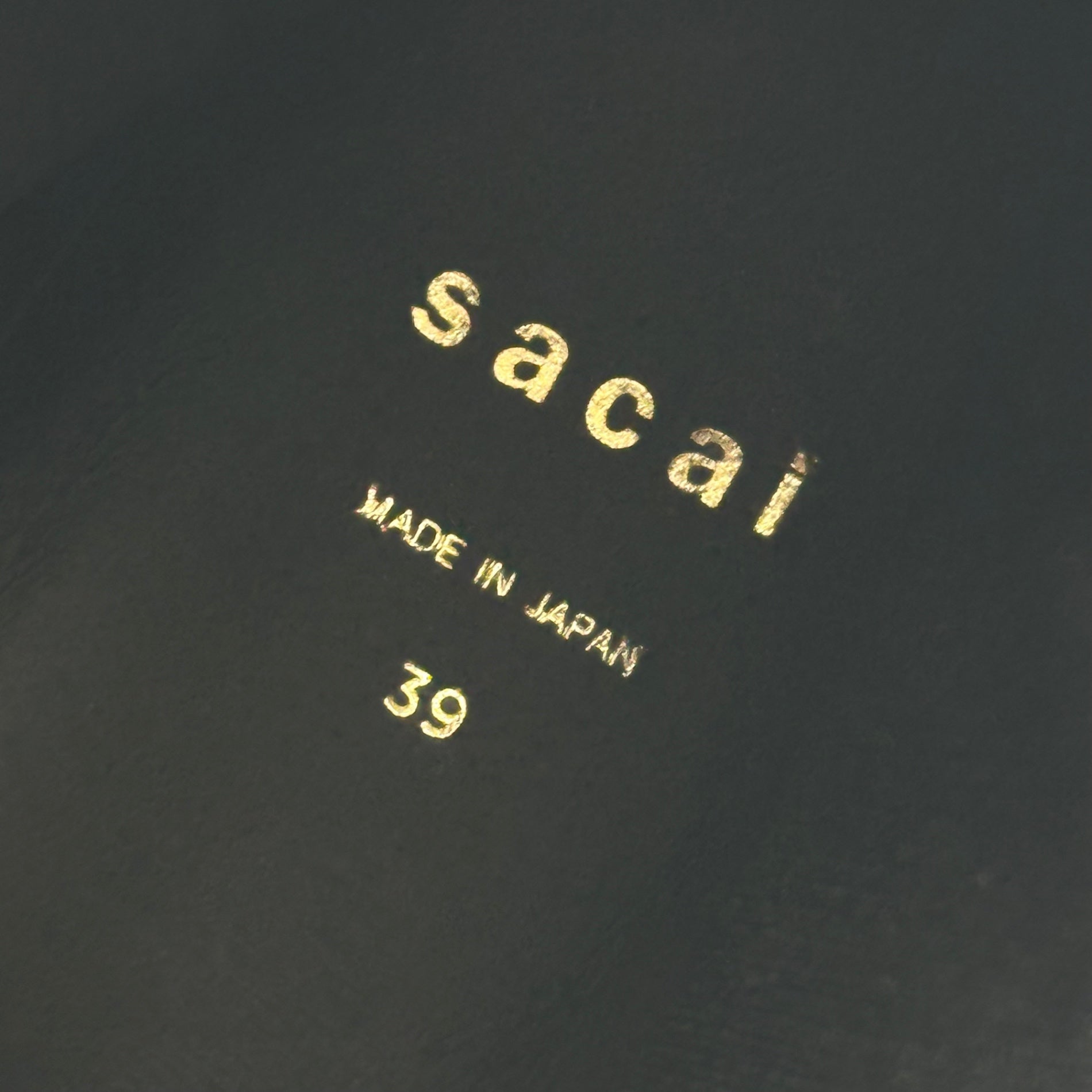 sacai(サカイ) Chelsea Boots 厚底 チェルシー ブーツ SCW-257 39 ブラック サイドゴア